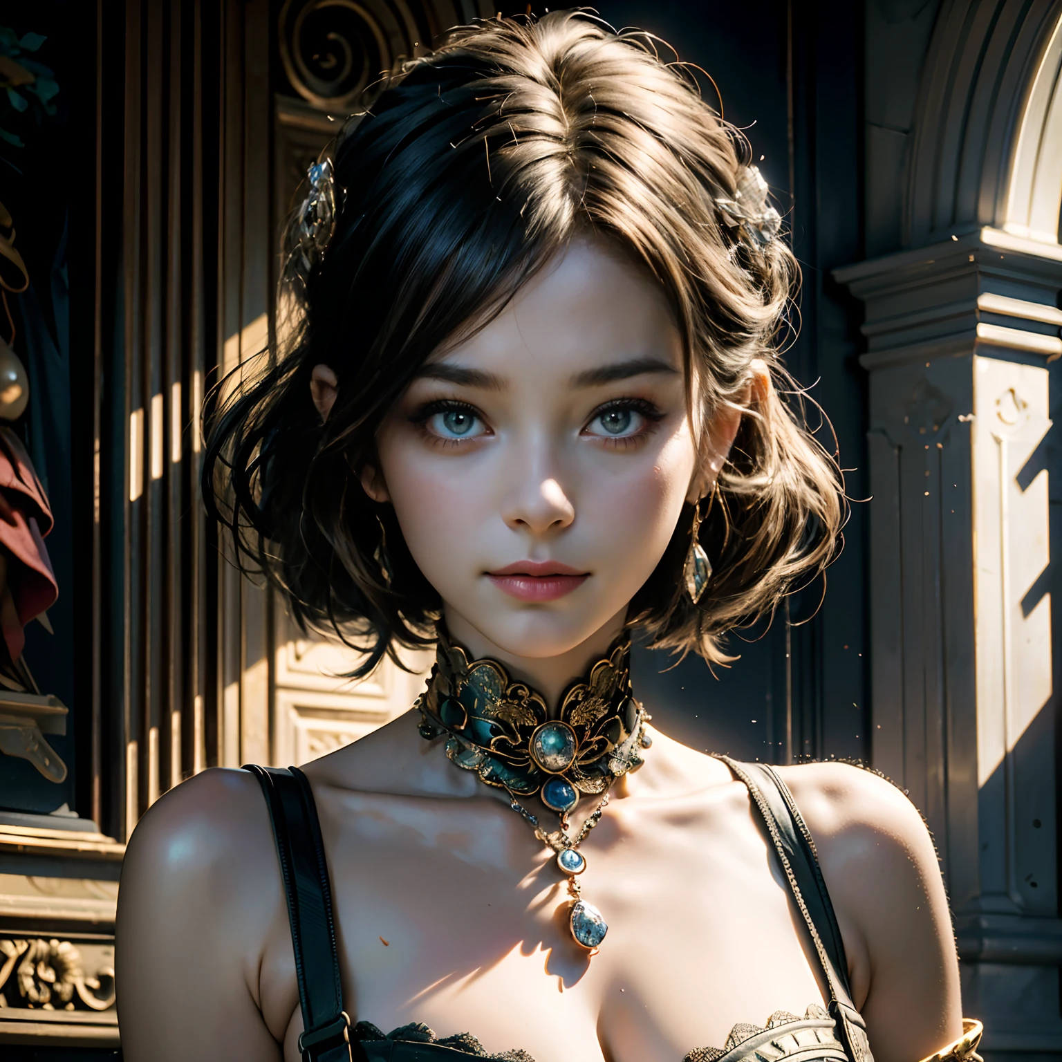 (Best quality, 8k, 32k, Masterpiece, UHD:1.2),beautiful woman looking at me, german