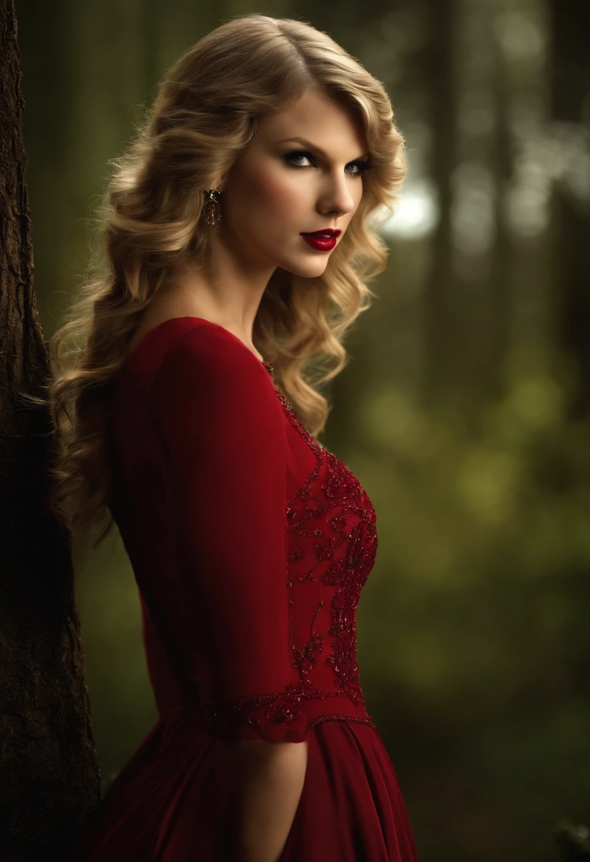 Taylor Swift as a vampire from the vampire diaries