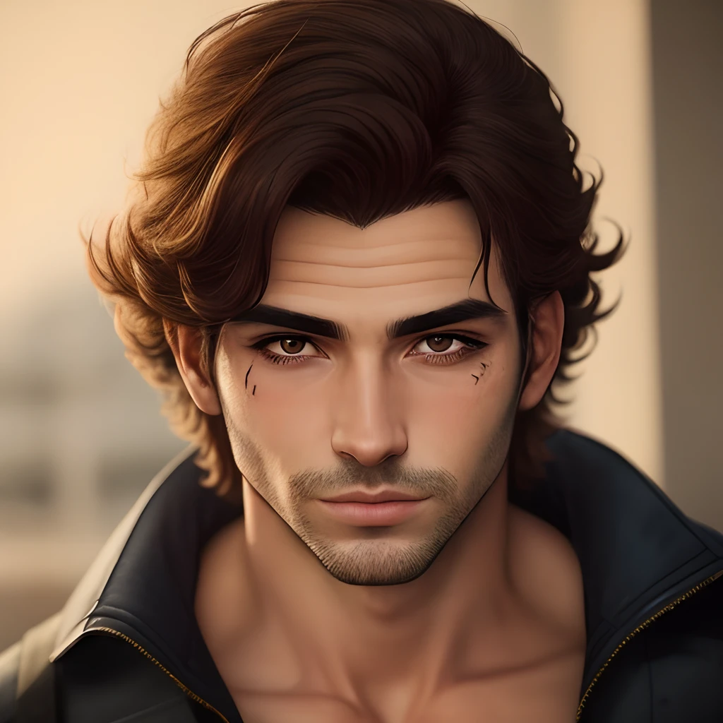 Homem se olho
