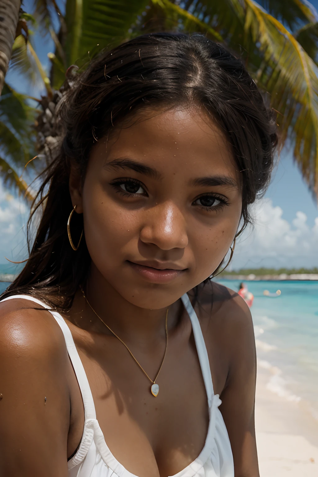 a girl from (Bahamas), portrait