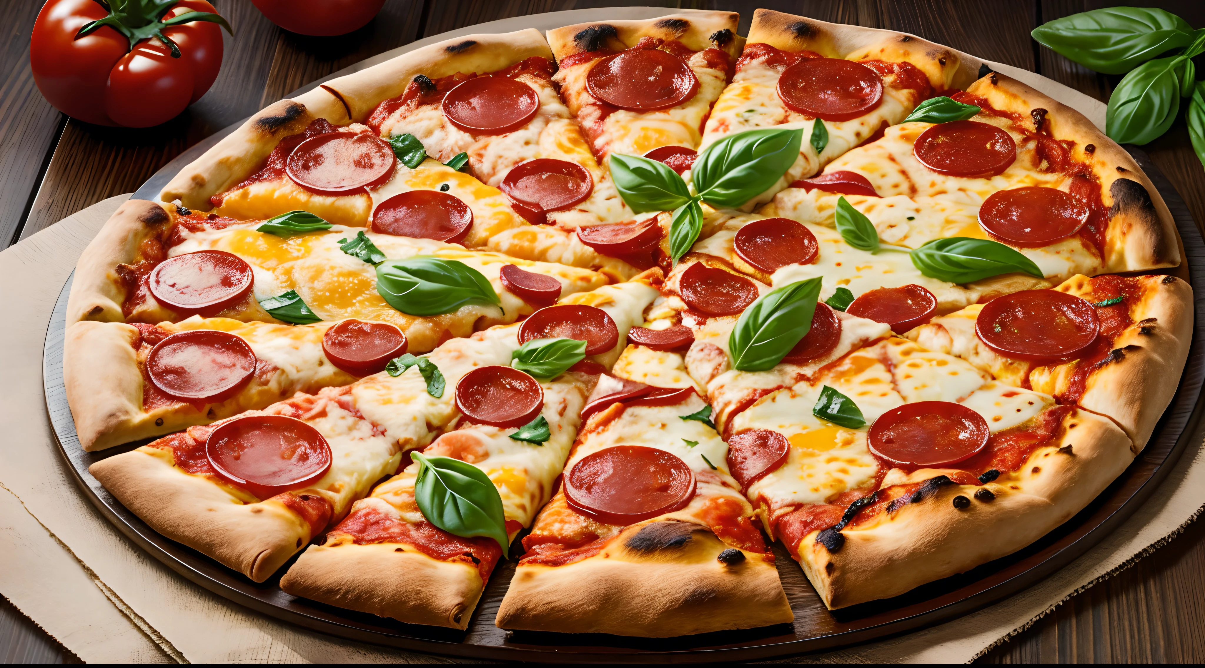 Pizza de quatro queijos