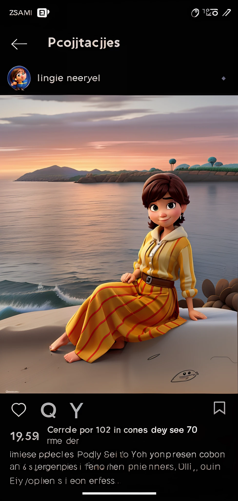Estilo Pixar, alta qualidade