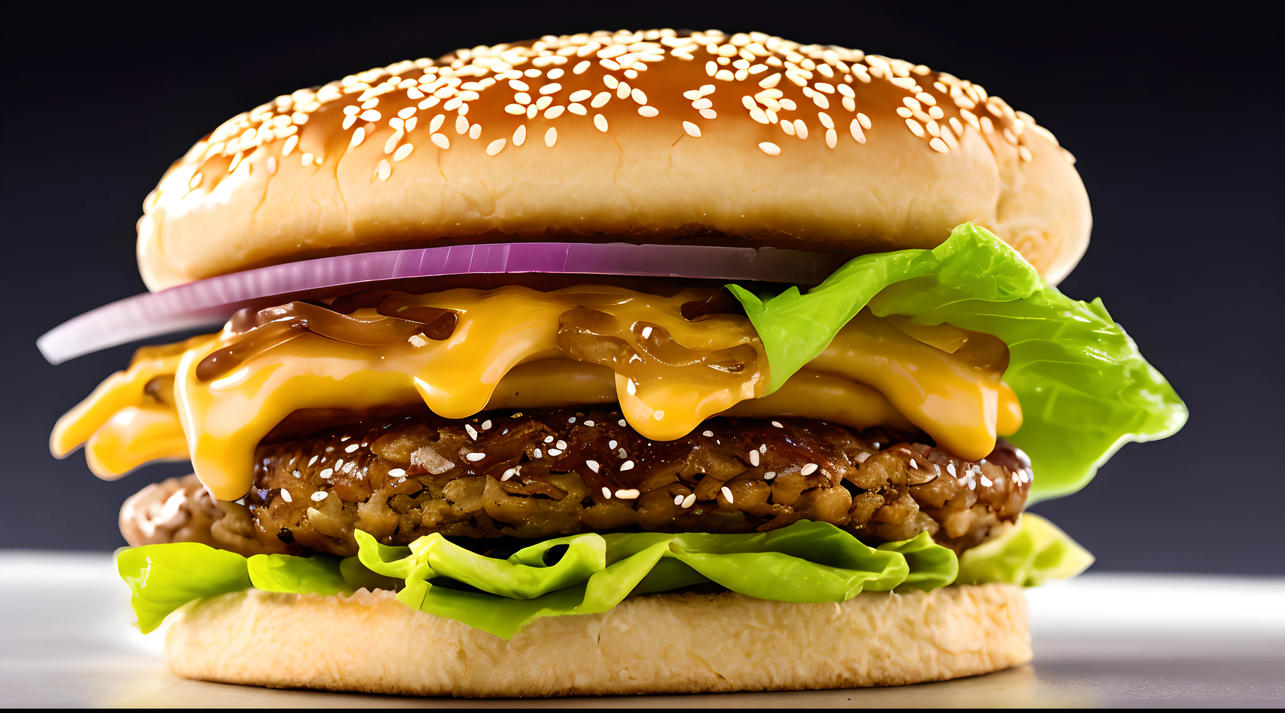 a delicious, juicy, and perfectly grilled Big Mac, sesame seed bun, special sauce, crispy lettuce, melted cheese, two beef patties, pickles, onions, and a slice of American cheese, mouth-watering, tasty fries, refreshing coke, fast food, high-res photograph, vibrant colors, studio lighting.