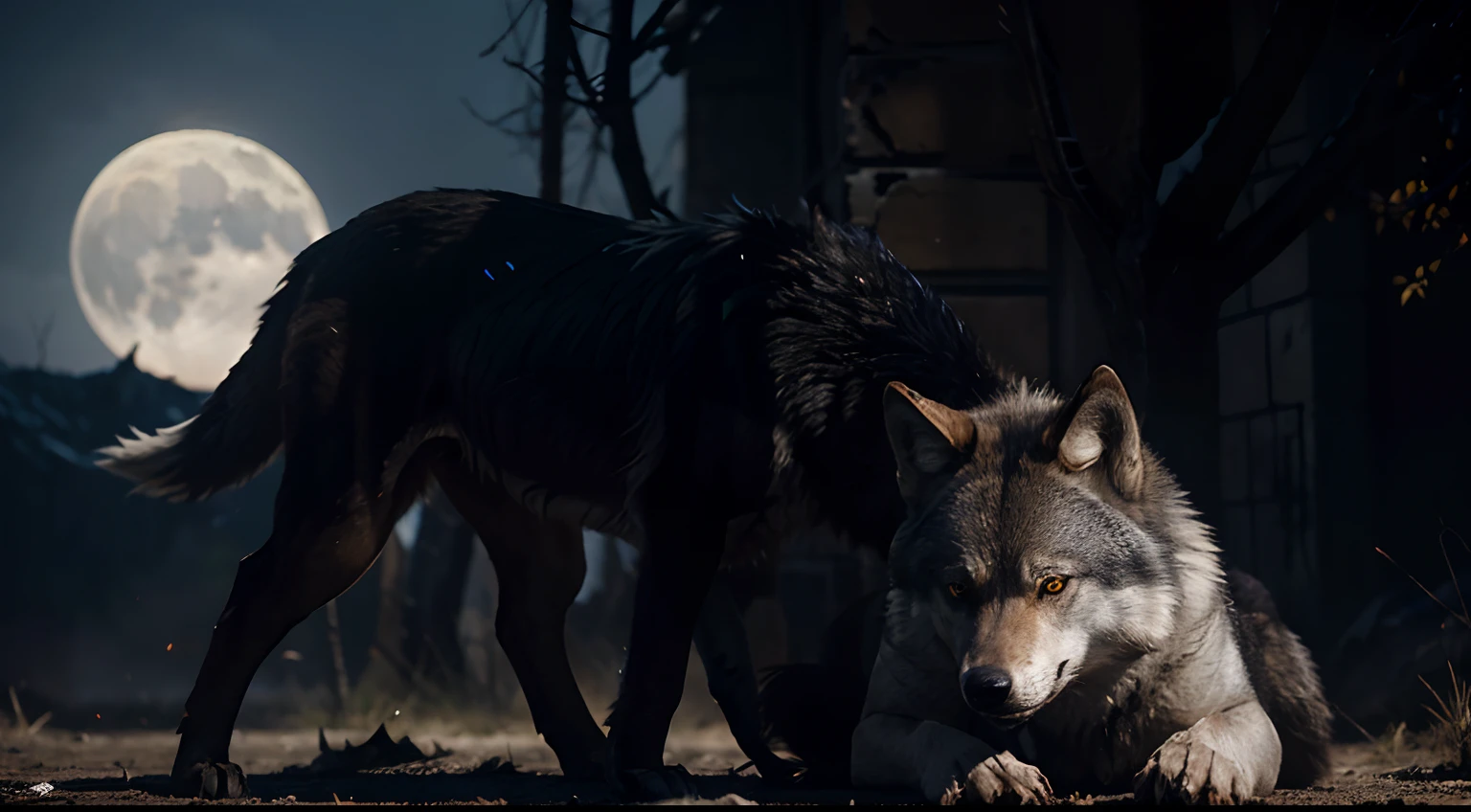 One fateful day, the tension escalated to a breaking point. wolf Luna, the Silverclaws' Alpha, was gravely injured in a skirmish with the Shadowfangs wolves.