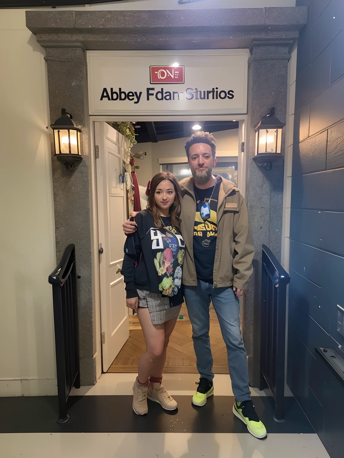 Arafed couple standing in front of the entrance to Abbey Road Studios, Alex Horley e Jimmy Nelson!, Elliot Alderson, no set, Directed by: Pat Adams, por Else Alfelt, Nos bastidores, por Randy Post, roubar, Directed by: Jeka Kemp, Directed by: Bernie D'Andrea, Artgerma e Greg Rutkowski, Directed by: Dan Frazier, 2 0 2 2 foto