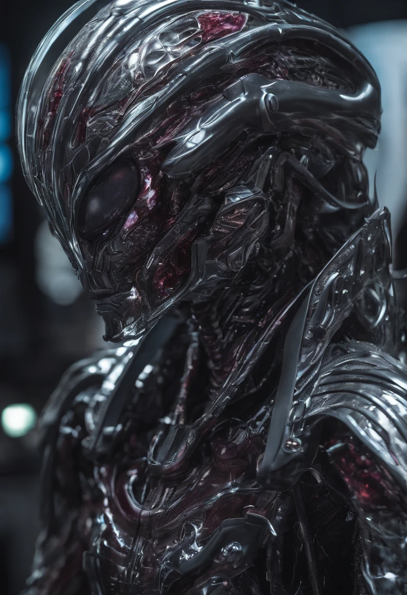 Monster 32K(tmasterpiece,k hd,hyper HD,32K)Rolling flying linen constellation,Lizard Head White Gold Silk Armor Tulle Cyberpunk Monster Space Station,the sideview,semi transparent,Portrait close-up,Ice is permeable to gas,Film light and shadow,Full composition,Panorama ultra-wide angle,extremely happy,Pterostilbene has a delicate texture,Strong visual impact,Hyper-detailing,Fantasy monsters,Refined face,prettyeyes,Cherry small mouth,high saturated,Long flowing burgundy hair,crystal-clear,Good sense of perspective,Light and shadow effects,16K smooth,Surface reflected light