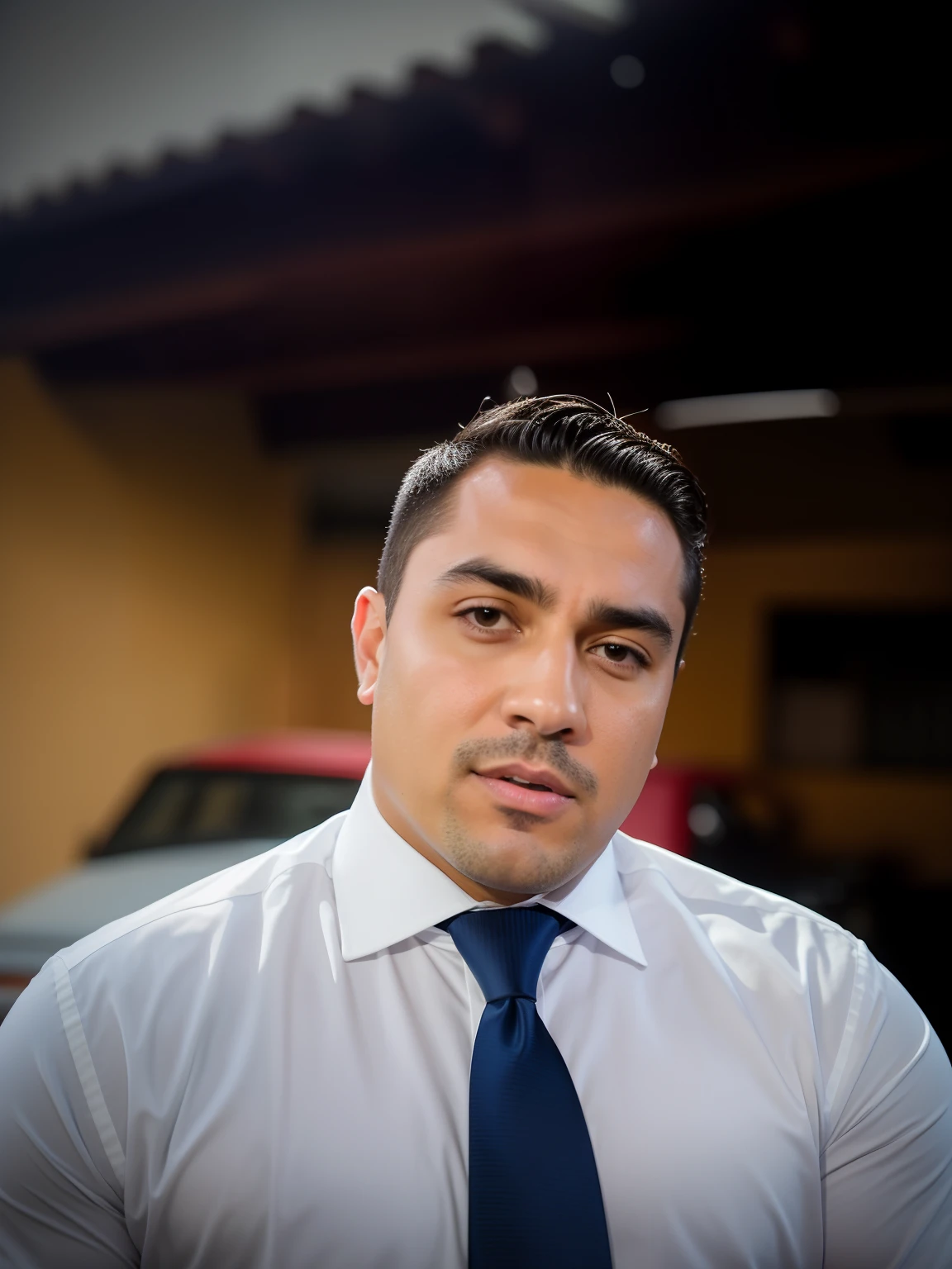 There's a man in a white shirt and blue tie, imagem frontal, david rios ferreira, andres rios, Directed by: Hugo Sanchez Bonilla, Directed by: Alejandro Obregon, ignacio fernandez rios, Carlos Ortega Elizalde, Directed by: Ramon Silva, victor maristane, juan diaz canales, Arauto Ortega