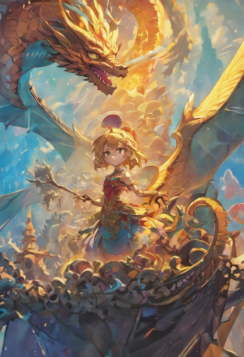 retrato da mulher, on top of a Dragon ::style cartoon, (((Front view))), Estilo Disney Pixar, Filme 3D, altamente detalhado, vivid colors (((corpo inteiro))) ::n_style realista, anime