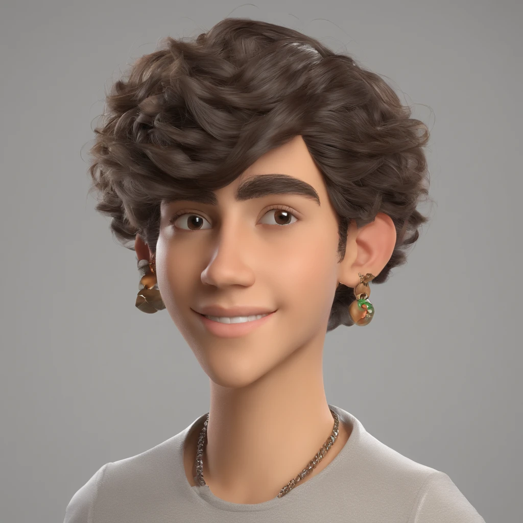 I'm just killin' I'm a boy got medium hair I wear earrings kinda thin face I' my hair is kinda straight and curly