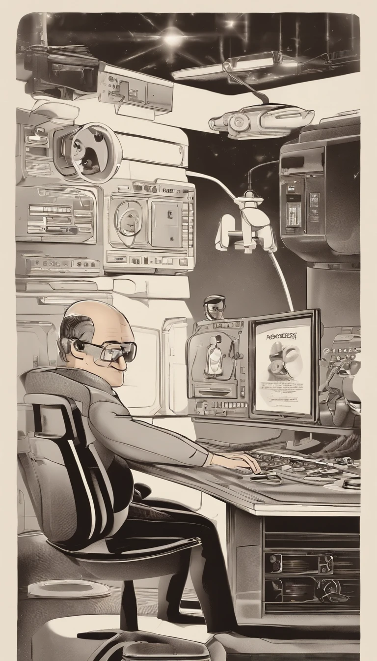 a poster of the Disney-style 3D film from Pixar with the text "RogerCortess" is a 40-year-old man, with a medium beard, more white than black, very little hair, a few strands of hair on his forehead, somewhat strong, biker style sitting at a computer ,futuristic style, programming codes.