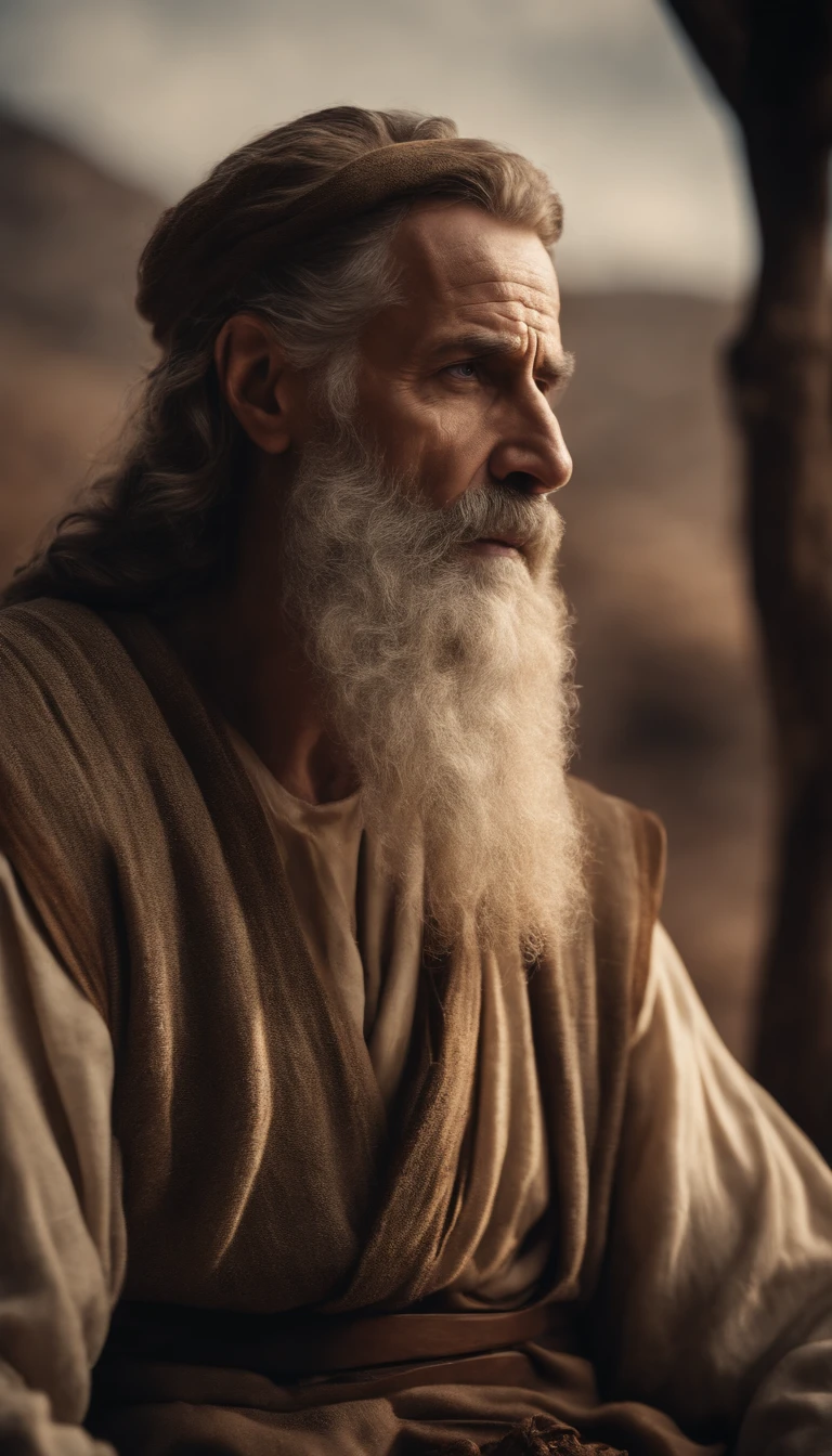 Abraham Father of the Nations Biblical Character Realistic Image 8k