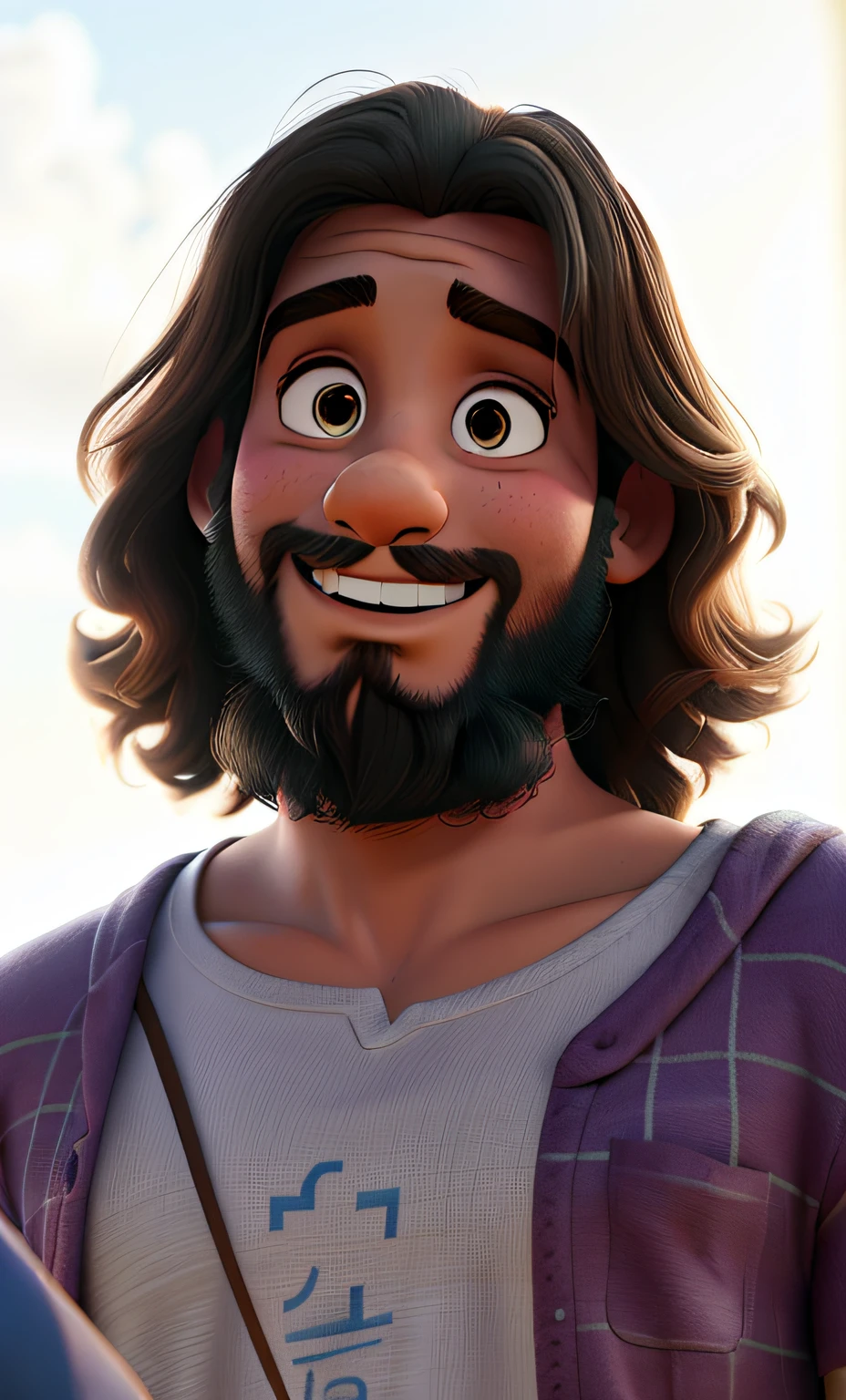 Jesus estilo disney pixar alta qualidade melhor qualidade