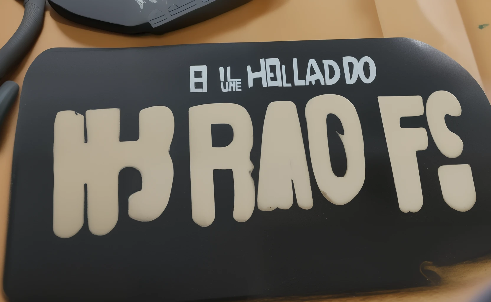 Um trator saindo de um predio espelhado