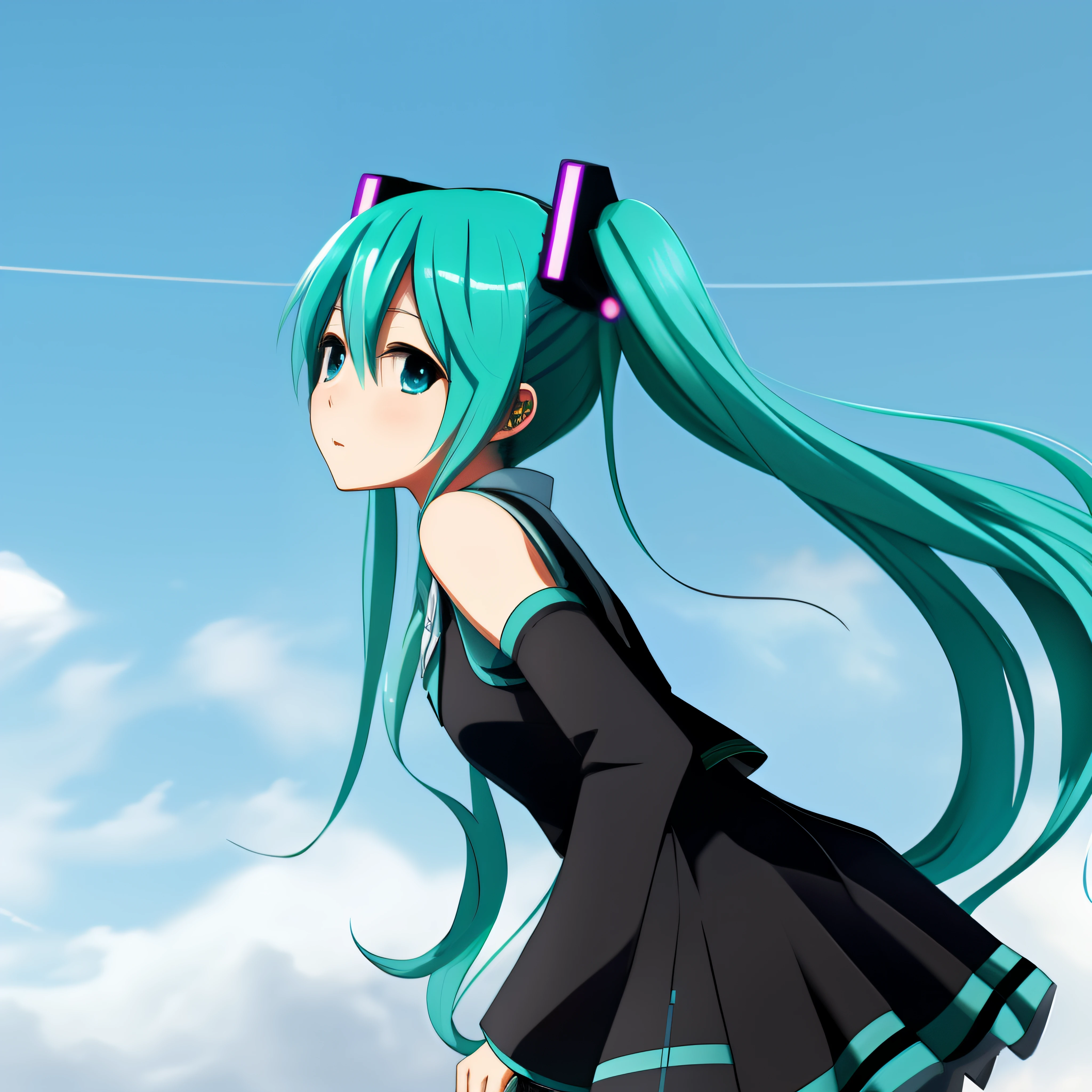 Hatsune Miku spanked
