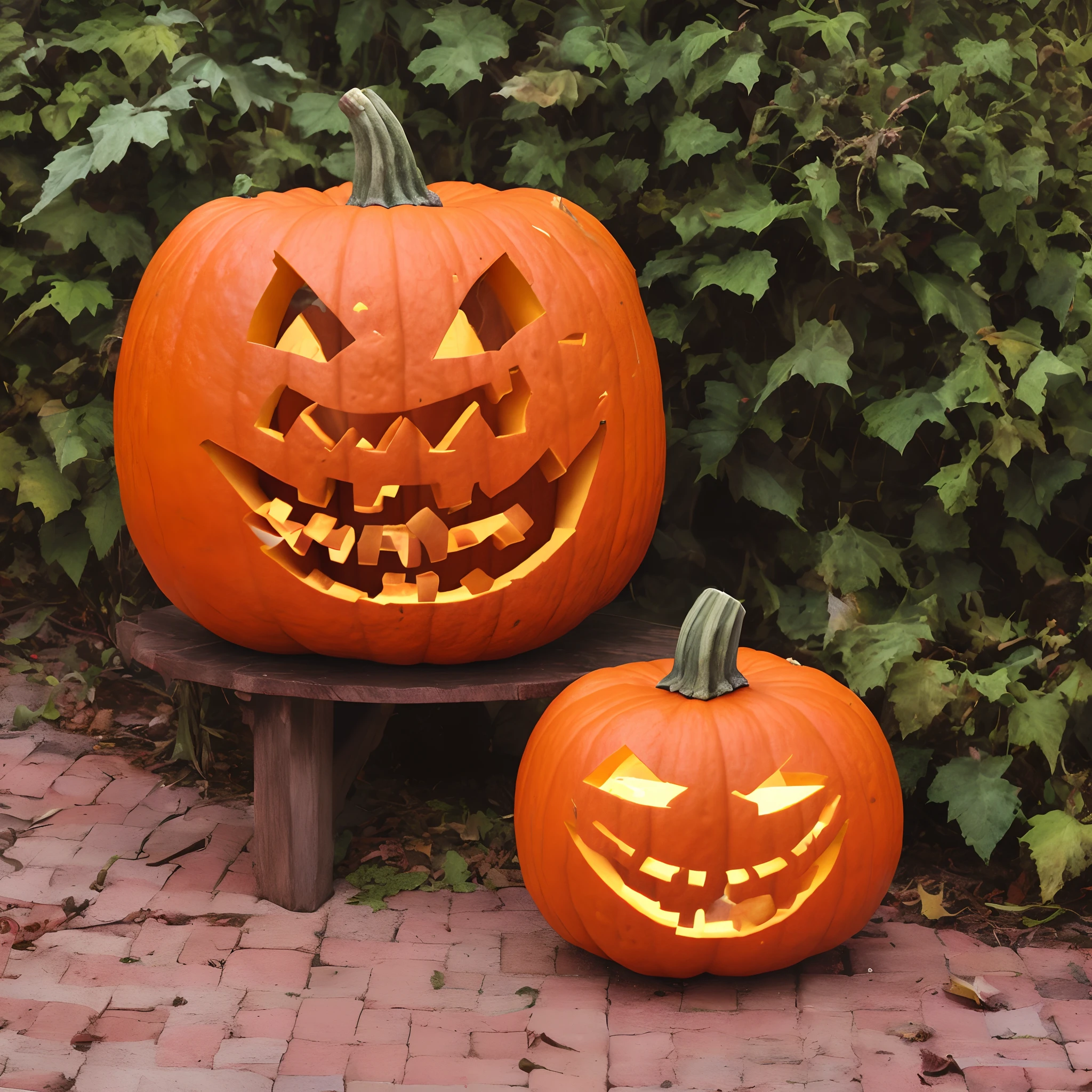 Pumpkin that says The Morenos 2024