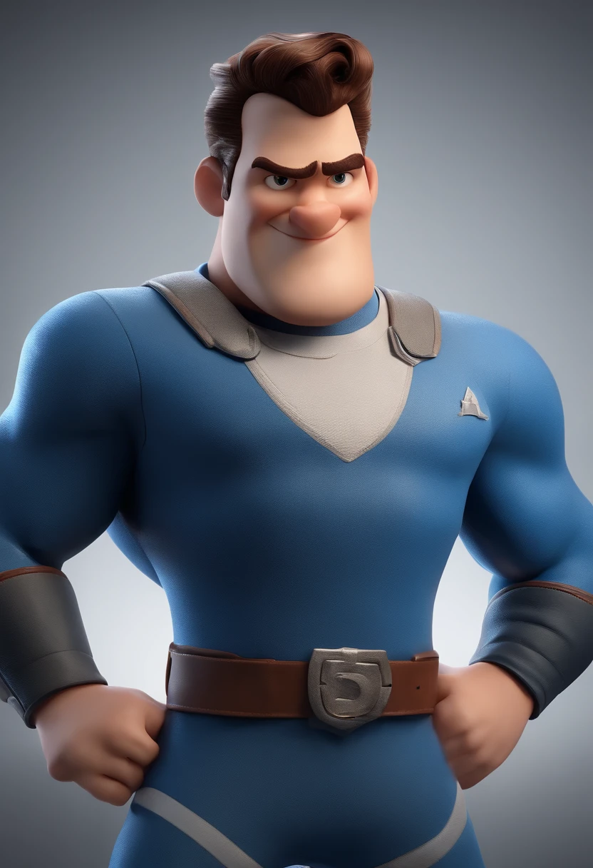 personagem dos desenhos animados de um homem alto magro, pele branca e um terno azul, camisa branca e gravata azul estilo advogado, animation character, Caractere estilizado, animation style rendering, 3D estilizado, Arnold Maya render, 3 d render stylized, toon render keyshot, Personagem 3D, Personagem 3D, 3d rendering stylized, 3 d character render, personagem de desenho animado, Personagem de close up, Pose de personagem,  (Estilo Pixar) (master part:1.2) (Bokeh) (best quality) (pele detalhada) (textura detalhada) (8k) (argila) (Cinematic lighting) (foco nítido