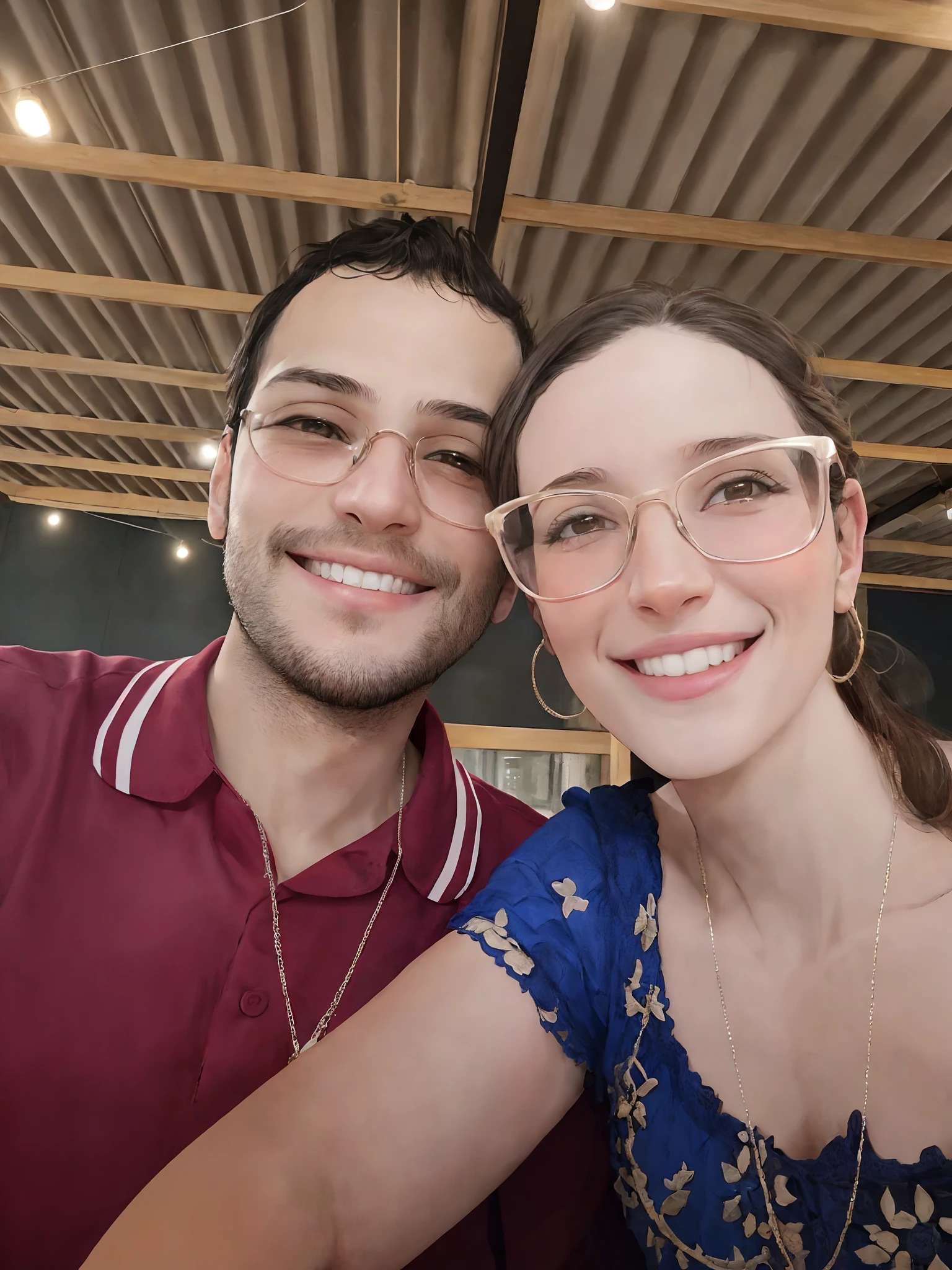 there is a man and woman that are smiling for a picture, Casal feliz, Retrato de duas pessoas, imagem de perfil, retrato de casal, foto do perfil, Directed by: Nandor Soldier, retrato de casais, Lovely couple, foto de perfil headshot, uma imagem, casal sorridente, cerca de 3 5 anos, par, com nerd! glasses! e cavanhaque, facebook post