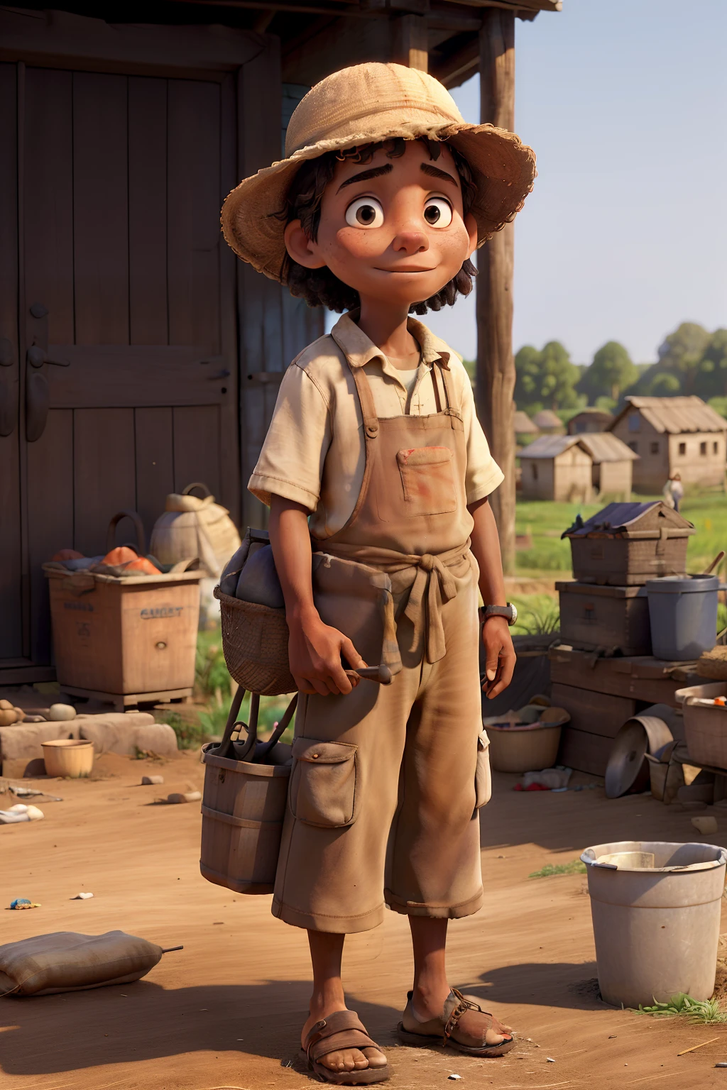 masterpiece, best quality ,Dirty, Peasant, Poor, Rural, Village, Farm, Poverty, Labor, Hardship, Work, Agriculture, Field, Crops, Mud, Dust, Simple, Humble, Simple Living, Traditional, Countryside, Manual Labor, Struggle, Tired, Ragged, Poverty-Stricken, Downtrodden, Impoverished, Lowly, Unkempt, Unfortunate, Simple Clothing, Simple Dwelling, Laborer, Simple Life, Harsh Conditions, Rural Life, Economic Hardship, Scarcity, Survival, Social Inequality.