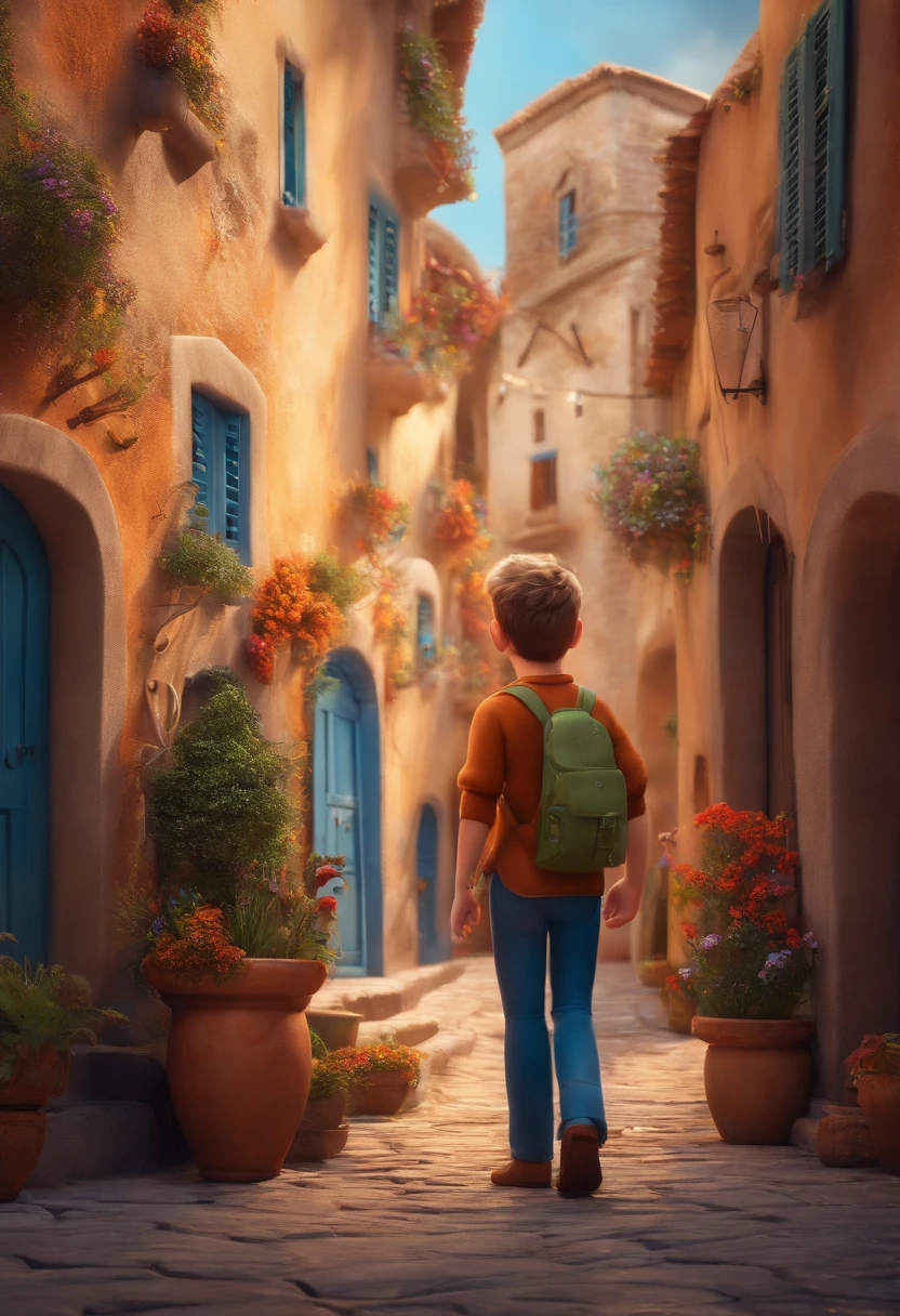 Homem branco estilo pixar alta qualidade melhor qualidade