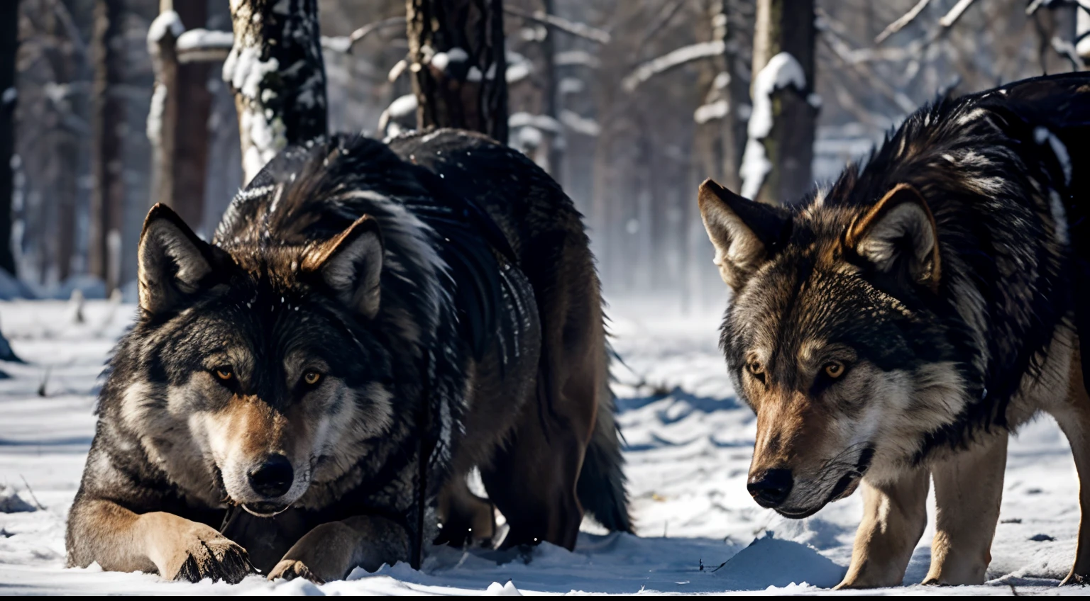 wolf was aware that the ongoing battles were weakening both packs, and their families were suffering.