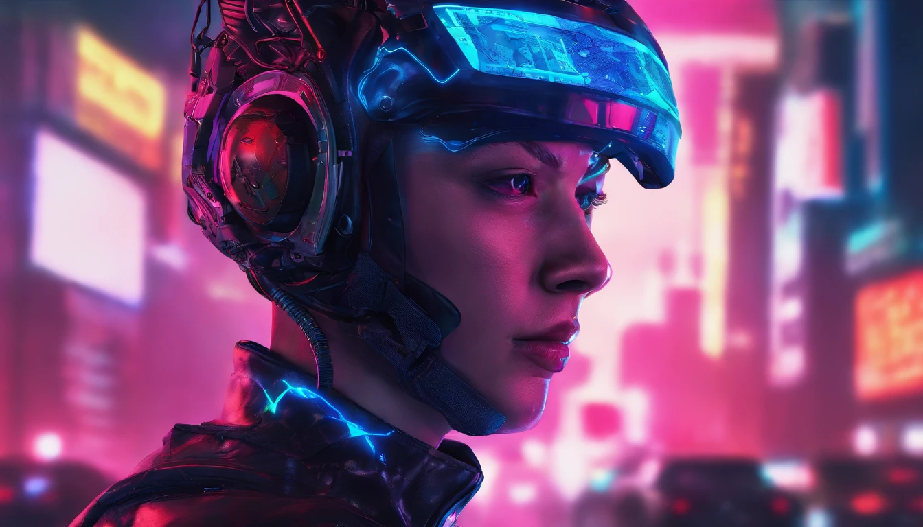 highres,ultra-detailed,photorealistic:[robocop],portrait,[alex murphy],close up,[cybernetic face],sharp focus,mechanical details,glimmering metal,[red glowing visor],intense expression,serious gaze,[complex wiring],rugged texture,forehead scar,cool blue light,cyberpunk aesthetic,studio lighting,vivid colors