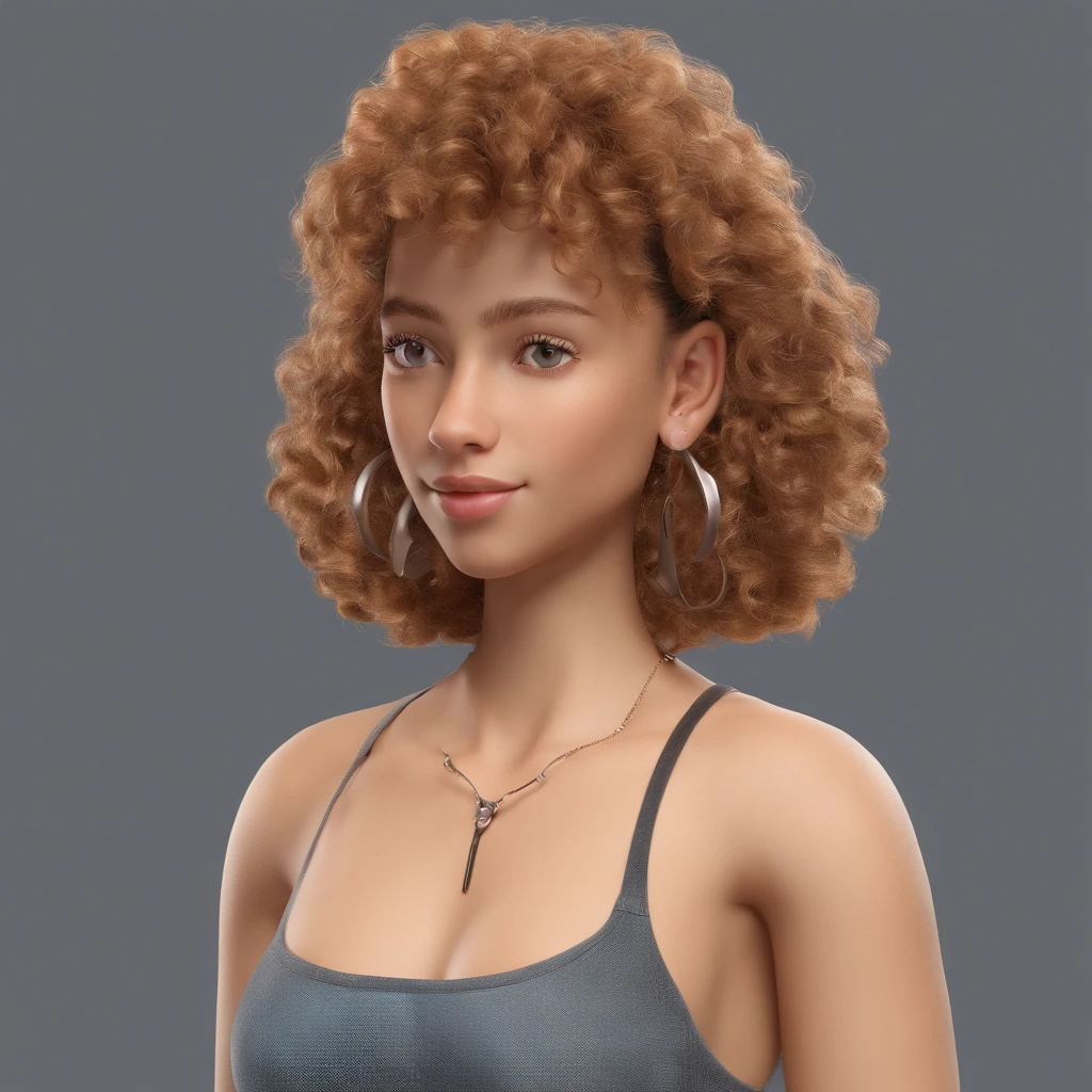 I'm just killin' I'm a boy got medium hair I wear earrings kinda thin face I' my hair is kinda straight and curly