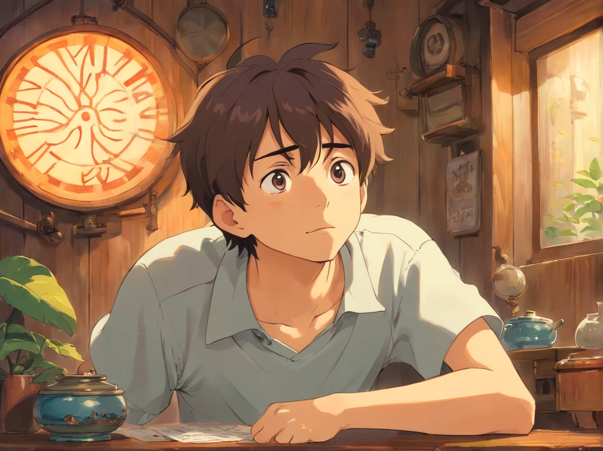 A young man tired of not knowing how to take his routine more lightly