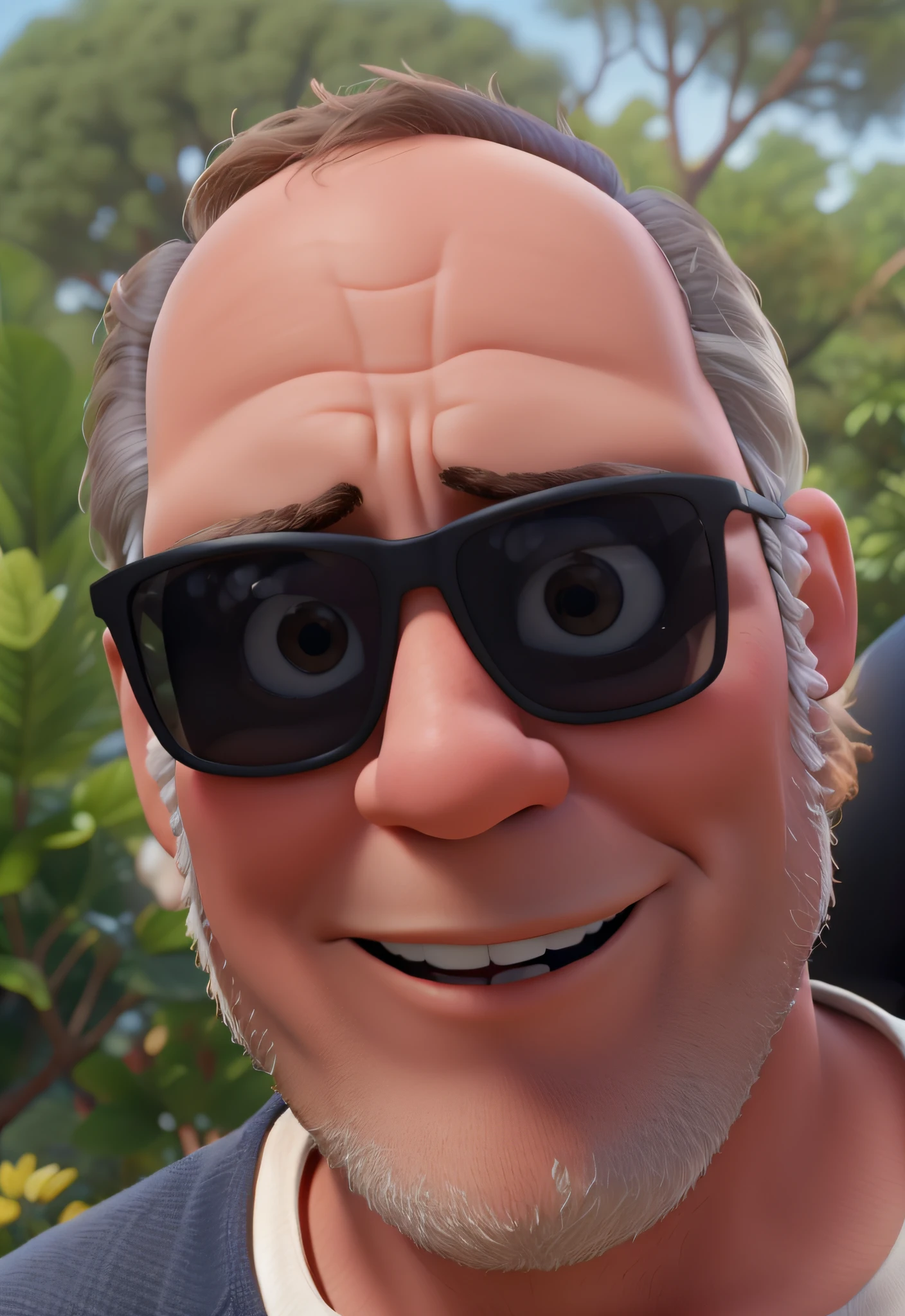 Um homem estilo disney pixar, alta qualidade, melhor qualidade.