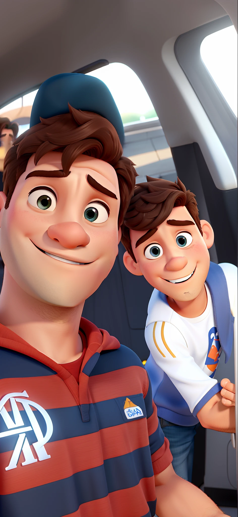 Homem branco e branco no estilo Disney Pixar, alta qualidade, melhor qualidade.
