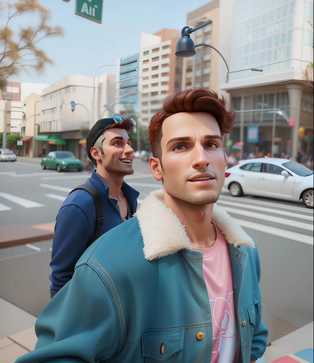 Foto em 3D estilo Disney pixar