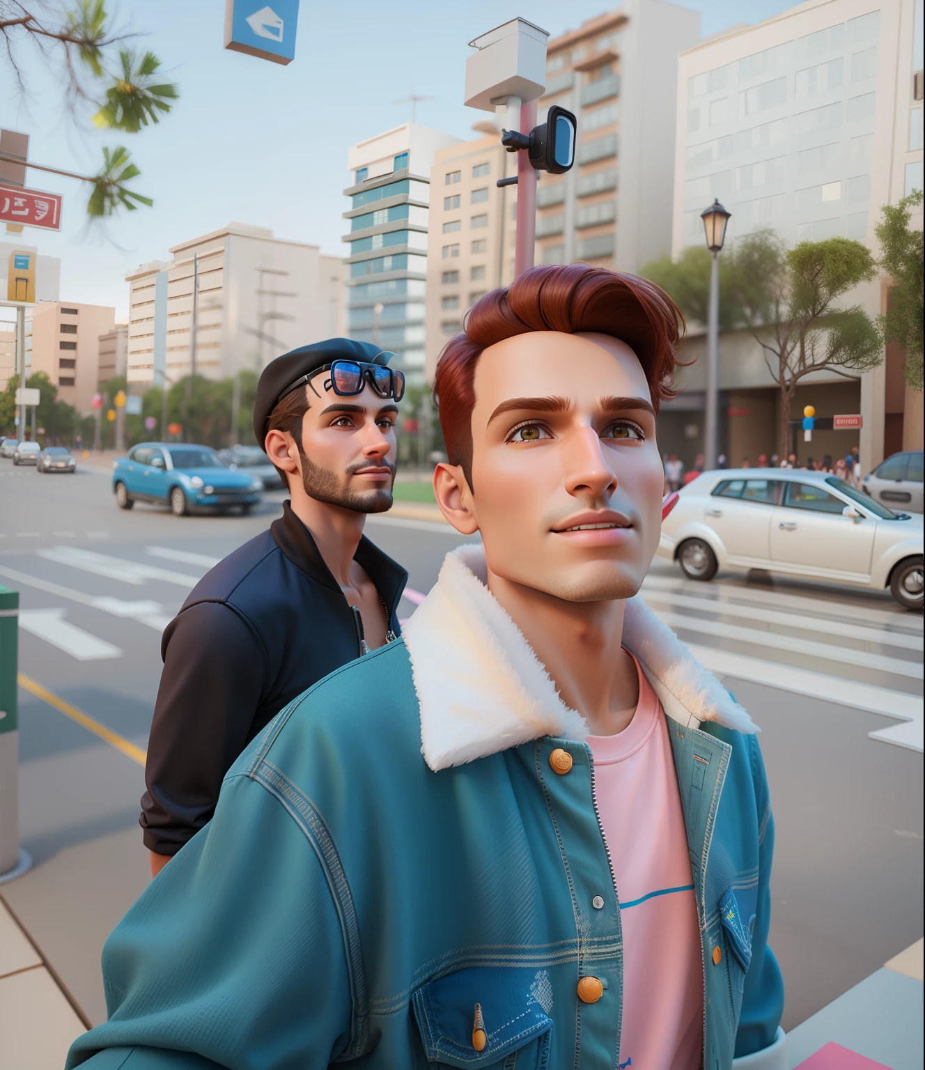 Foto em 3D estilo Disney pixar