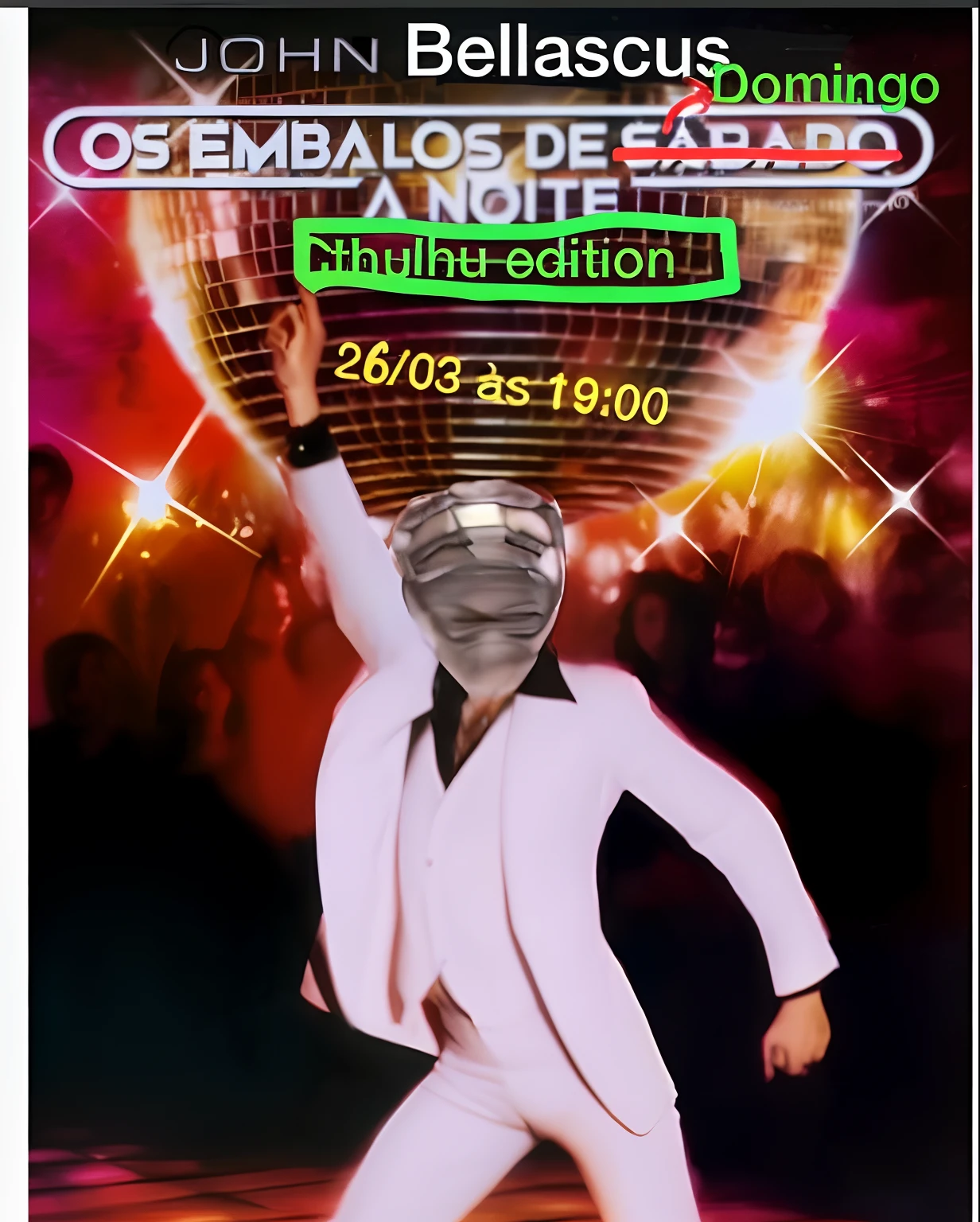 Poster do filme "Saturday night's embaslos"