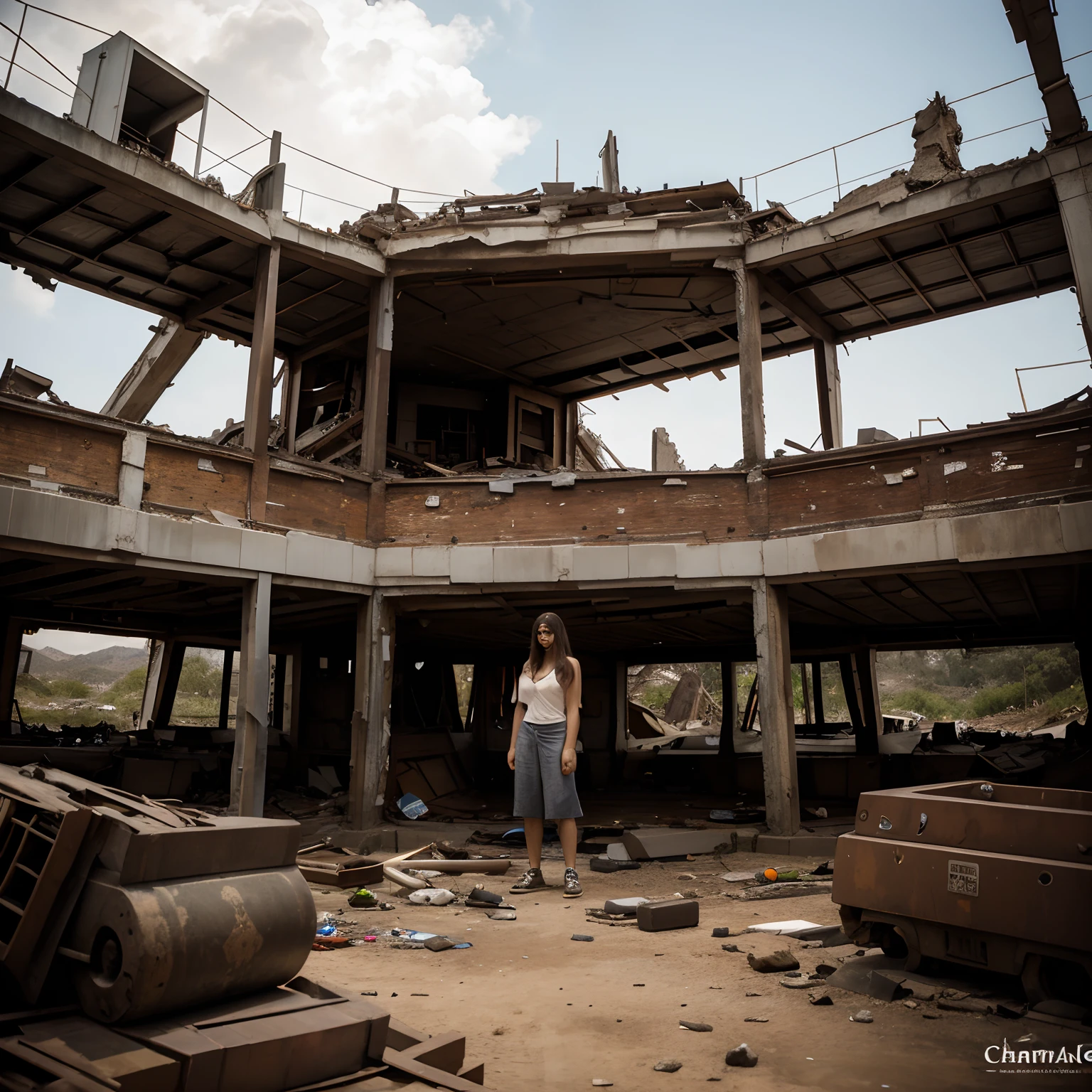 Cenario de chamas...and wreckage