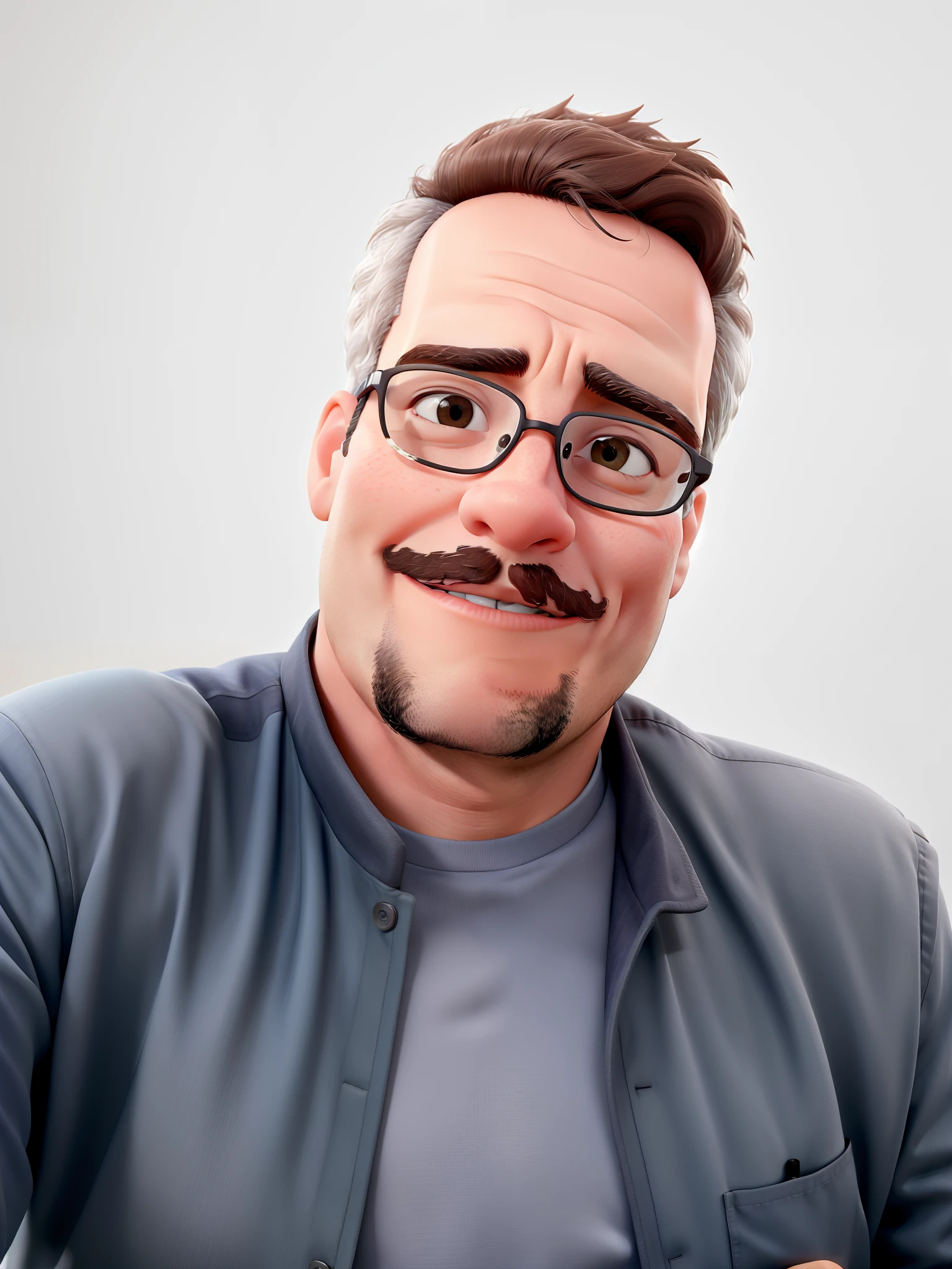 Homem inteligente e maduro