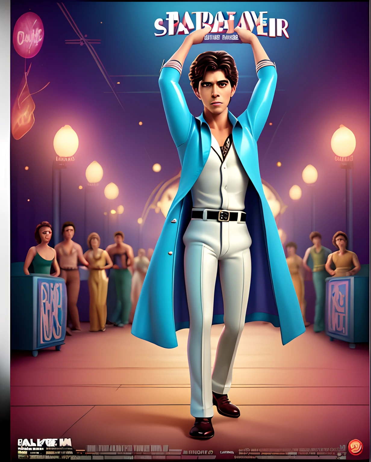 poster do filme "Saturday Night Fever"