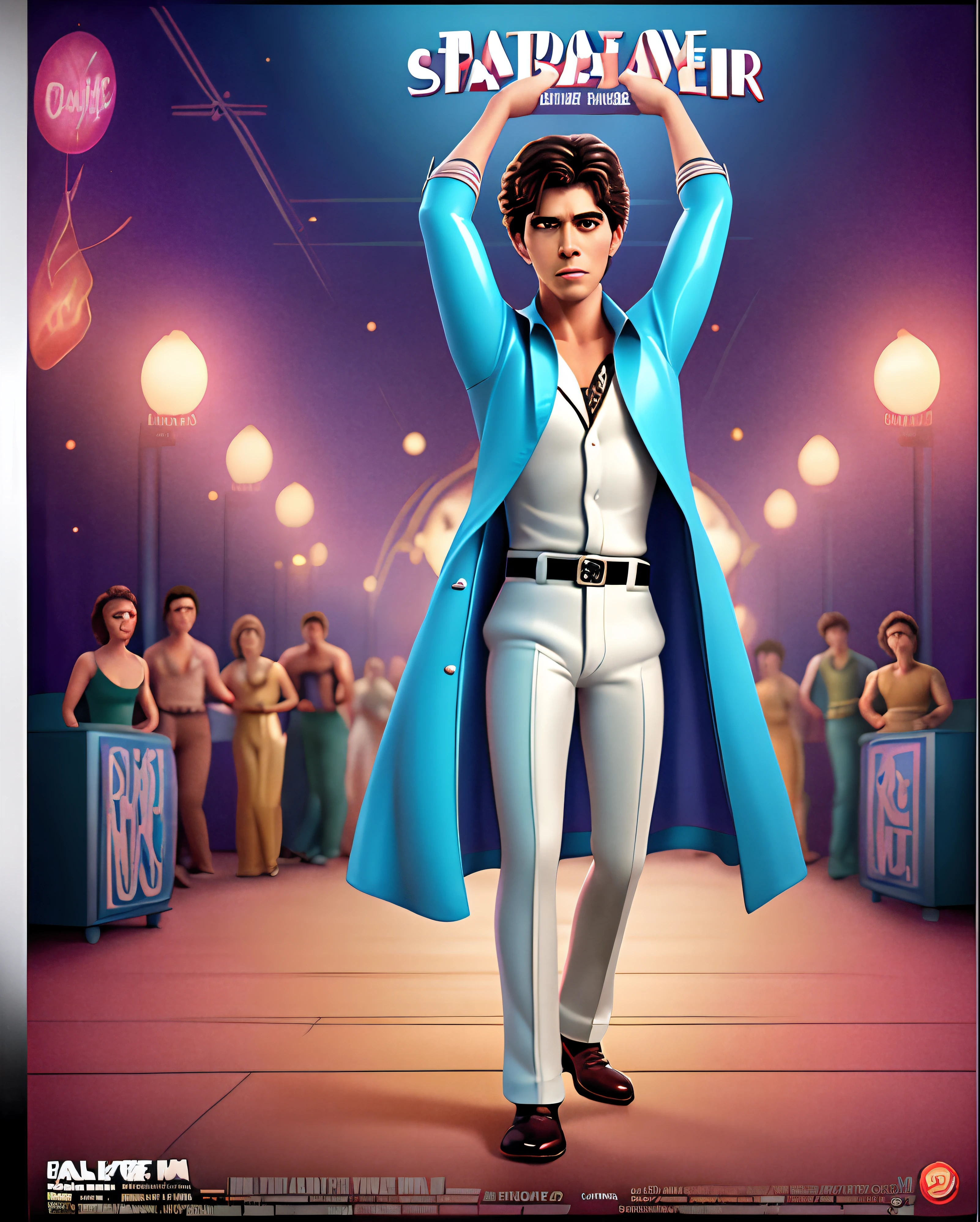 poster do filme "Saturday Night Fever"