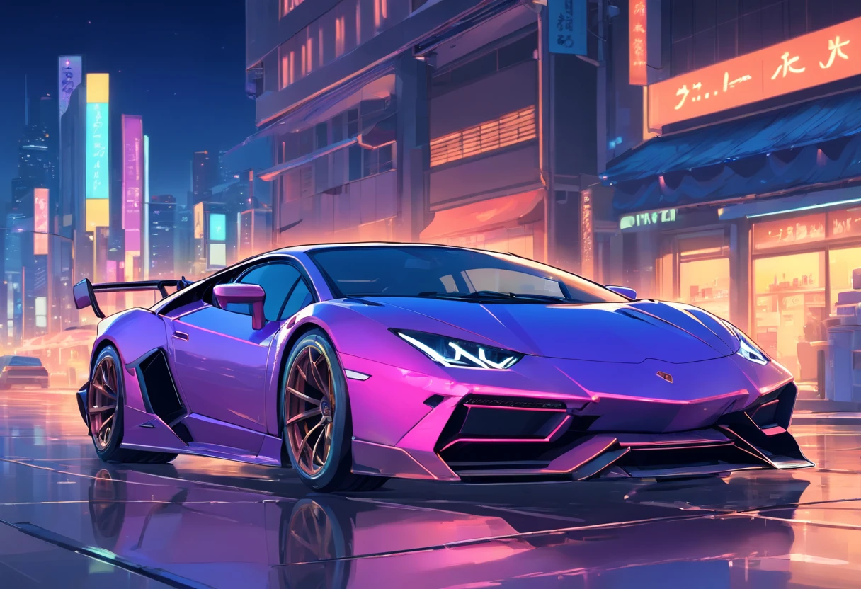 a picture,(((draft))),(((color no))),sportscar, Automotive Design Art, lamborghini, bold lamborghini style, No shadow.,vehicle illustration, sportscar, 10, black on white line art, The artwork,Does not discharge, coloring book, beautiful line art,draft,lilac,Art style with attention to detail, Only one line....., Line Art HD, high contrast illustration, sportscar, Sketch style, Car design, Vector Art HD,  sportscar,metalic，neons，nighttime scene