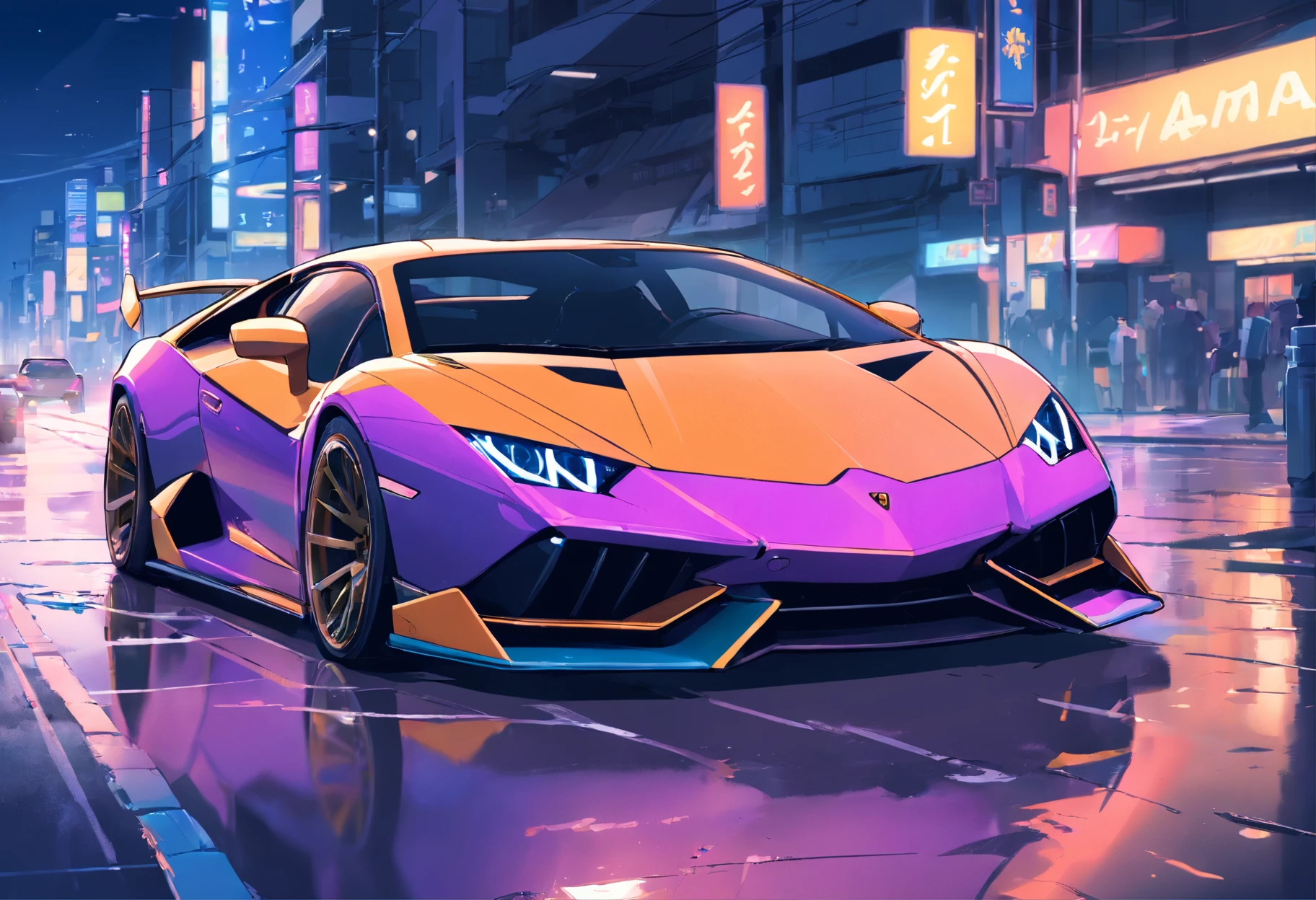 a picture,(((draft))),(((color no))),sportscar, Automotive Design Art, lamborghini, bold lamborghini style, No shadow.,vehicle illustration, sportscar, 10, black on white line art, The artwork,Does not discharge, coloring book, beautiful line art,draft,lilac,Art style with attention to detail, Only one line....., Line Art HD, high contrast illustration, sportscar, Sketch style, Car design, Vector Art HD, sportscar,metalic,neons,nighttime scene