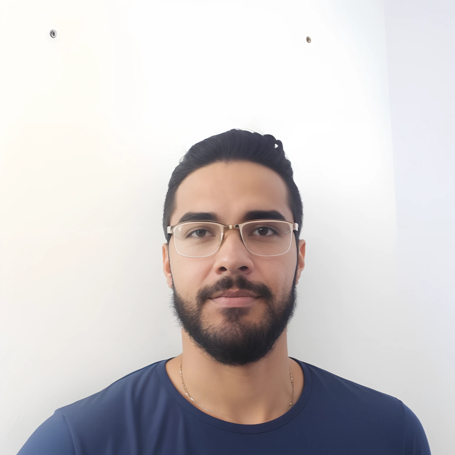 there is a man with glasses and a beard standing in front of a wall, frontal picture, icaro carvalho, david rios ferreira, caio santos, professional profile picture, carmelo blandino, andres rios, Henry Alvim Correa, victor maristane, professional picture, emad mostaque, alexandros pyromallis