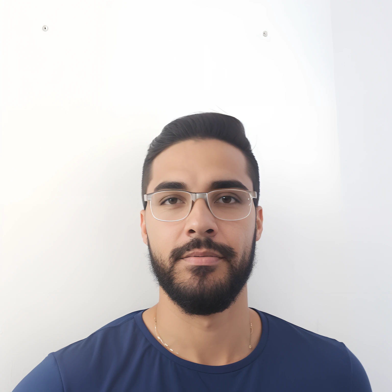 there is a man with glasses and a beard standing in front of a wall, frontal picture, icaro carvalho, david rios ferreira, caio santos, professional profile picture, carmelo blandino, andres rios, Henry Alvim Correa, victor maristane, professional picture, emad mostaque, alexandros pyromallis