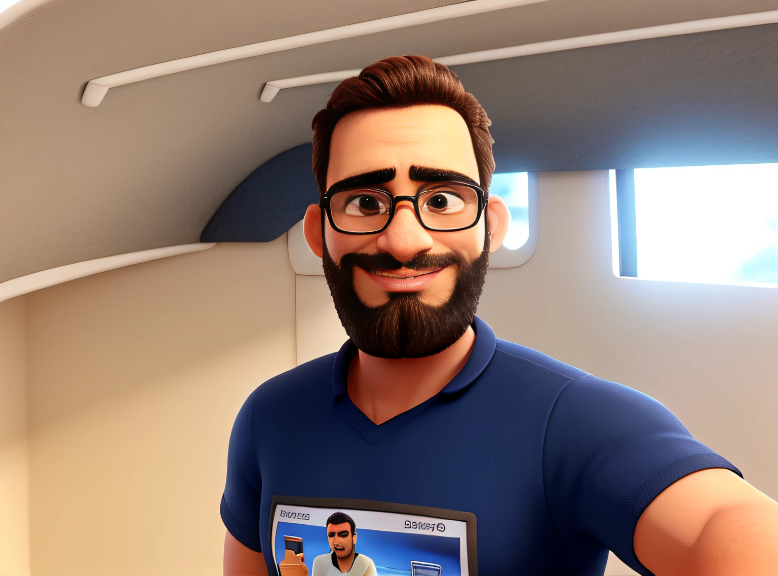 homem de barba e oculos, pele morena