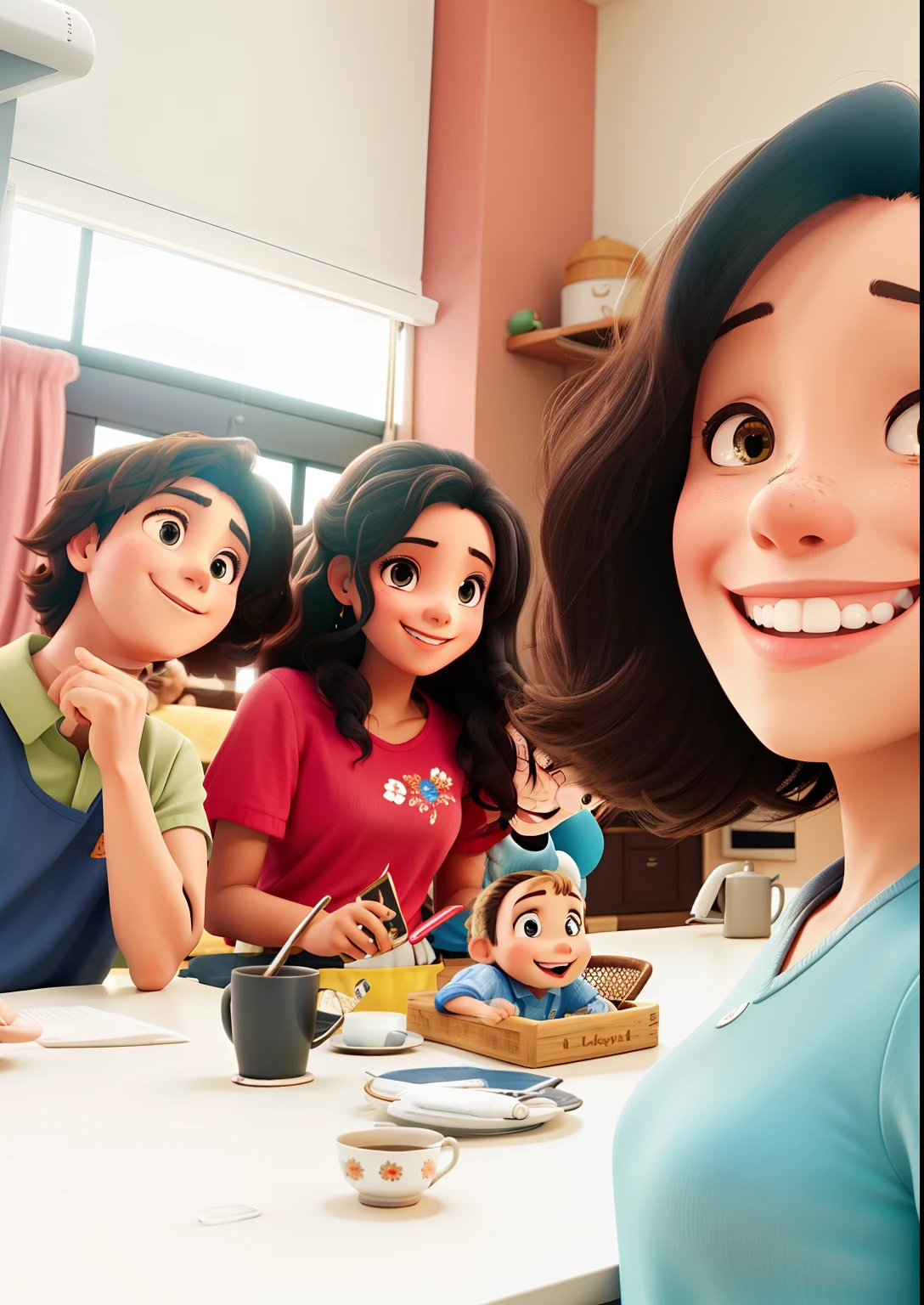 A happy family