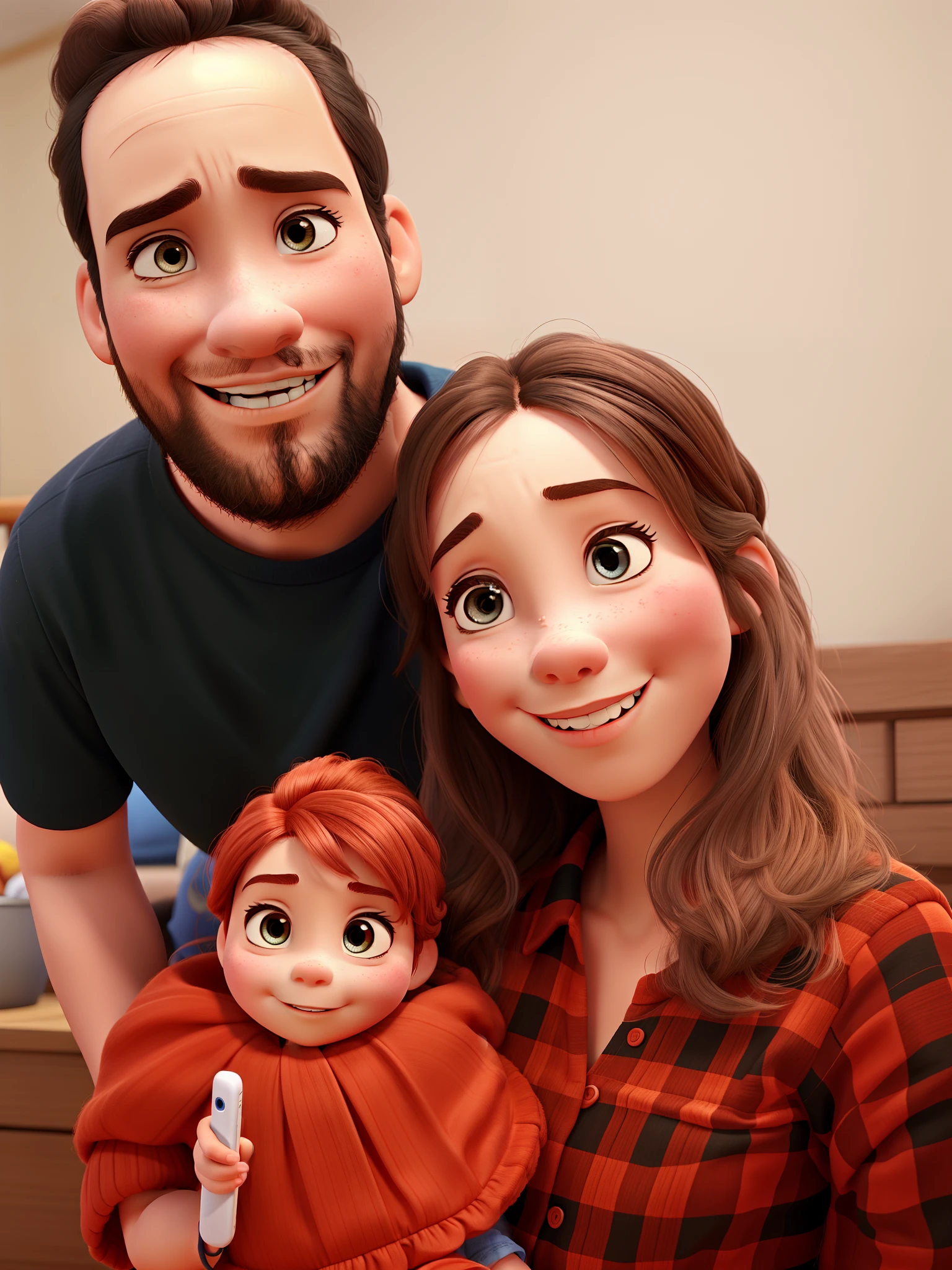 pai, Mother  Girl Small Hair, Disney pixar |