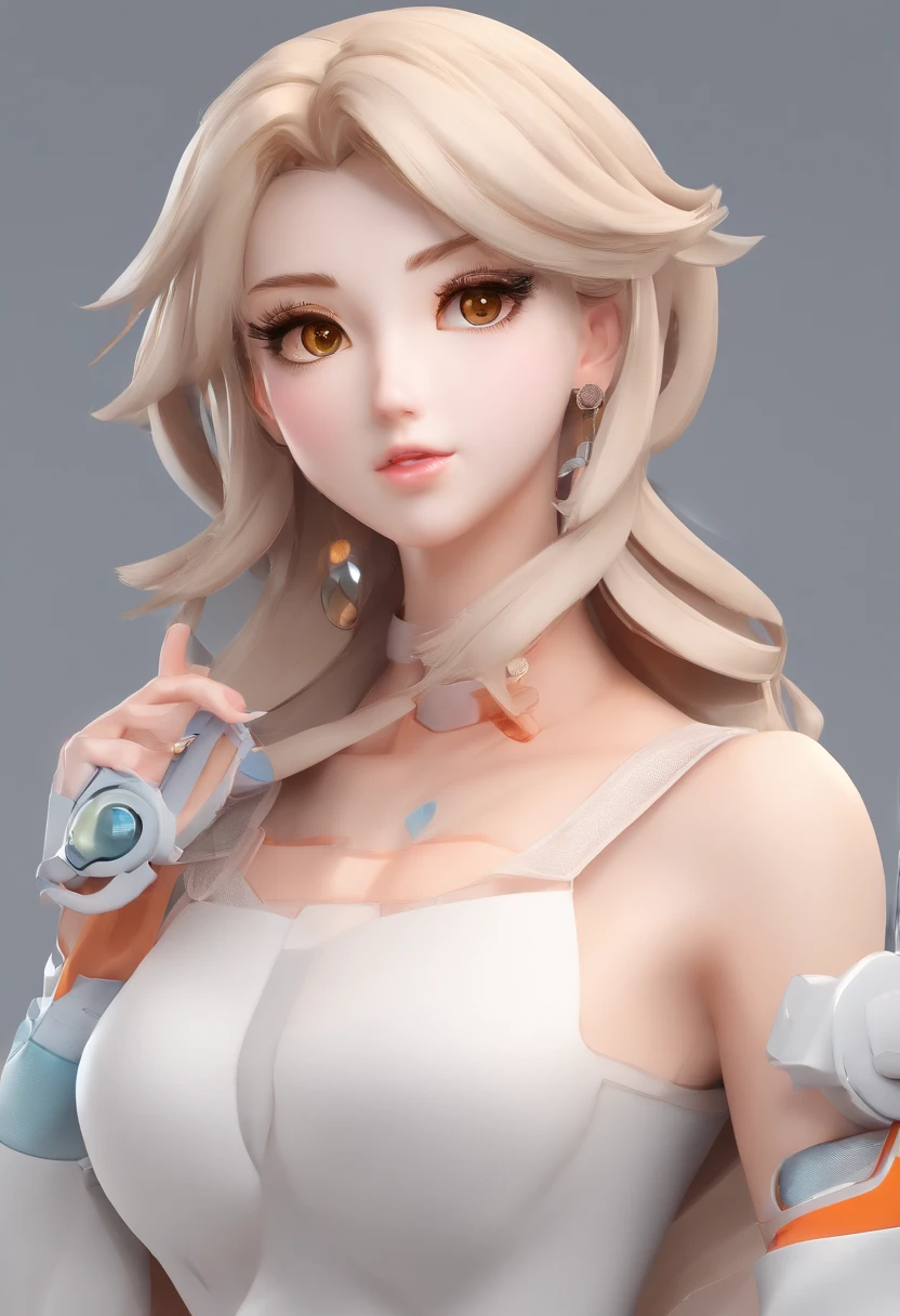 female pervert，large ies，the white tiger，White-haired blonde-eyed，Black and white impermanence，Blonde hair blue and red eyes