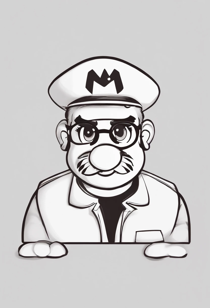((best quality)), ((master part)), ((desenhos animados realistas)), ((Personagem perfeito)) - Um retrato frontal meticulosamente detalhado e realista de um homem com cabelo raspado, glasses and a shirt with beautiful textures. O homem olha diretamente para o espectador, Establish a strong and confident presence. The image captures their distinctive facial features, accurately showing the brightness of your eyes and the design of your glasses. The black shirt is rendered with fine details, aumentando o profissionalismo do retrato. Enviado para documentos oficiais, this portrait is presented in impressive 8K UHD resolution, Ensure clarity and unique protection.
