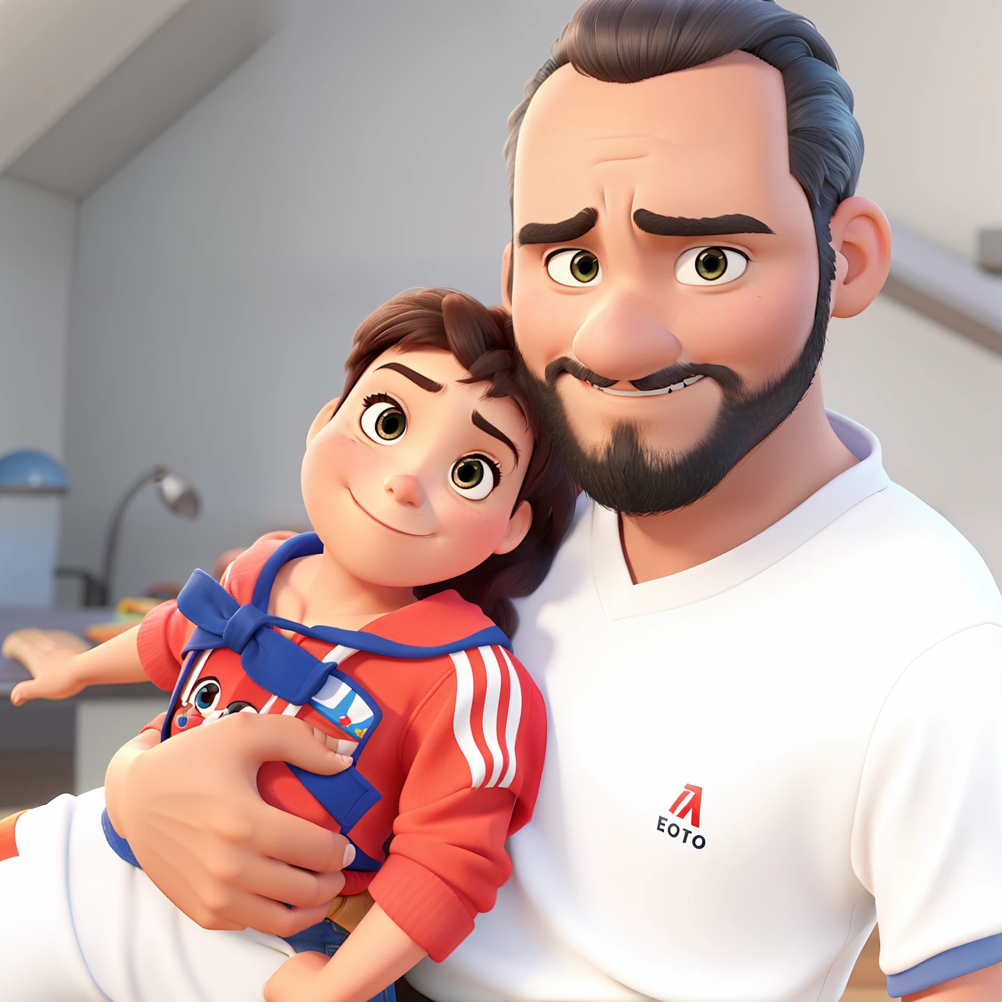Estilo Pixar, alta qualidade