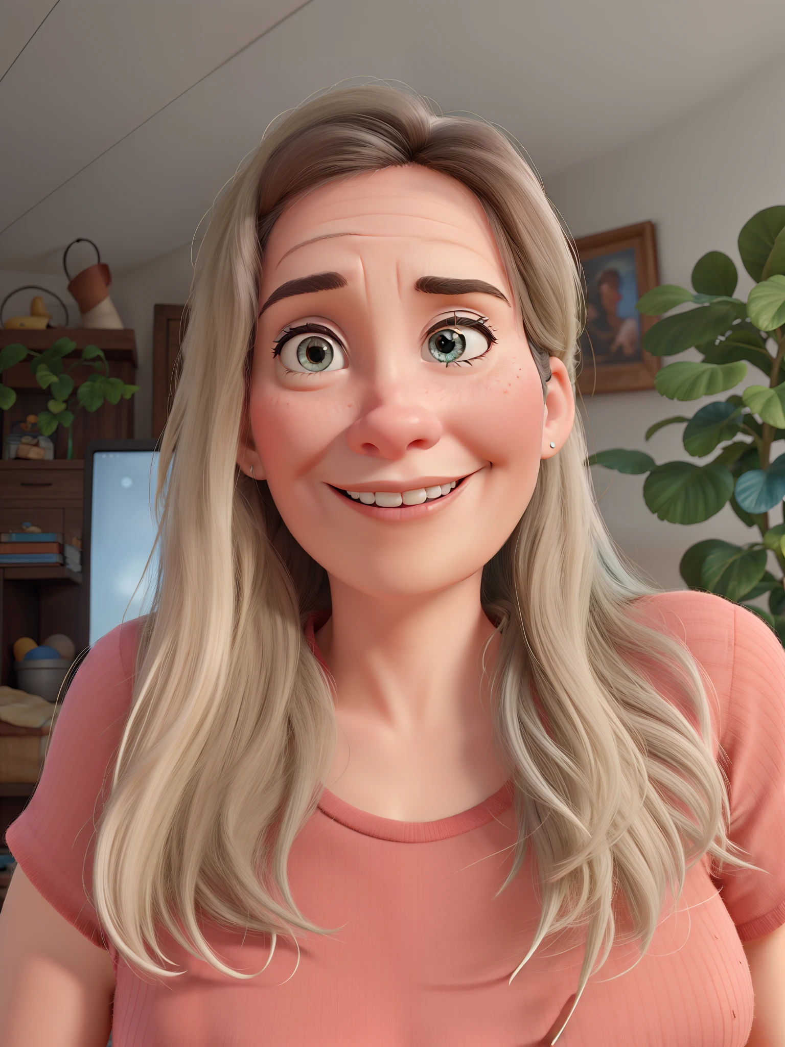 Pixar Style Mother Woman