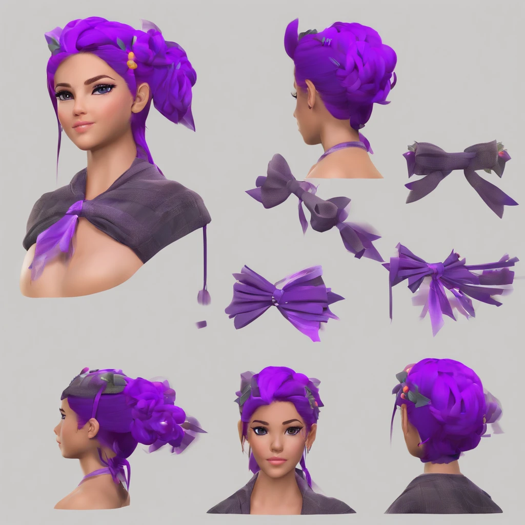 (estilo de pintura realista:0.9), master part, best quality,  absurdos, Olhando para o Viewer, sozinho, Keqing (rito da lanterna) (Impacto Genshin), Keqing (Impacto Genshin), coque de cabelo, saia, echarpe, purple sweater, saia branca, cabelo roxo, sweater, Caudas duplas, Purple eyes, pupilas em forma de diamante, ornamento de cabelo, bareshoulders, sorrir, seios, cone hair bun, cabelos longos, belt, coque duplo, mangas compridas, franja, arco, Flor do cabelo, hairbow,fita, fita de cabelo, pigtail, plaid scarf, Xadrez, fora do ombro