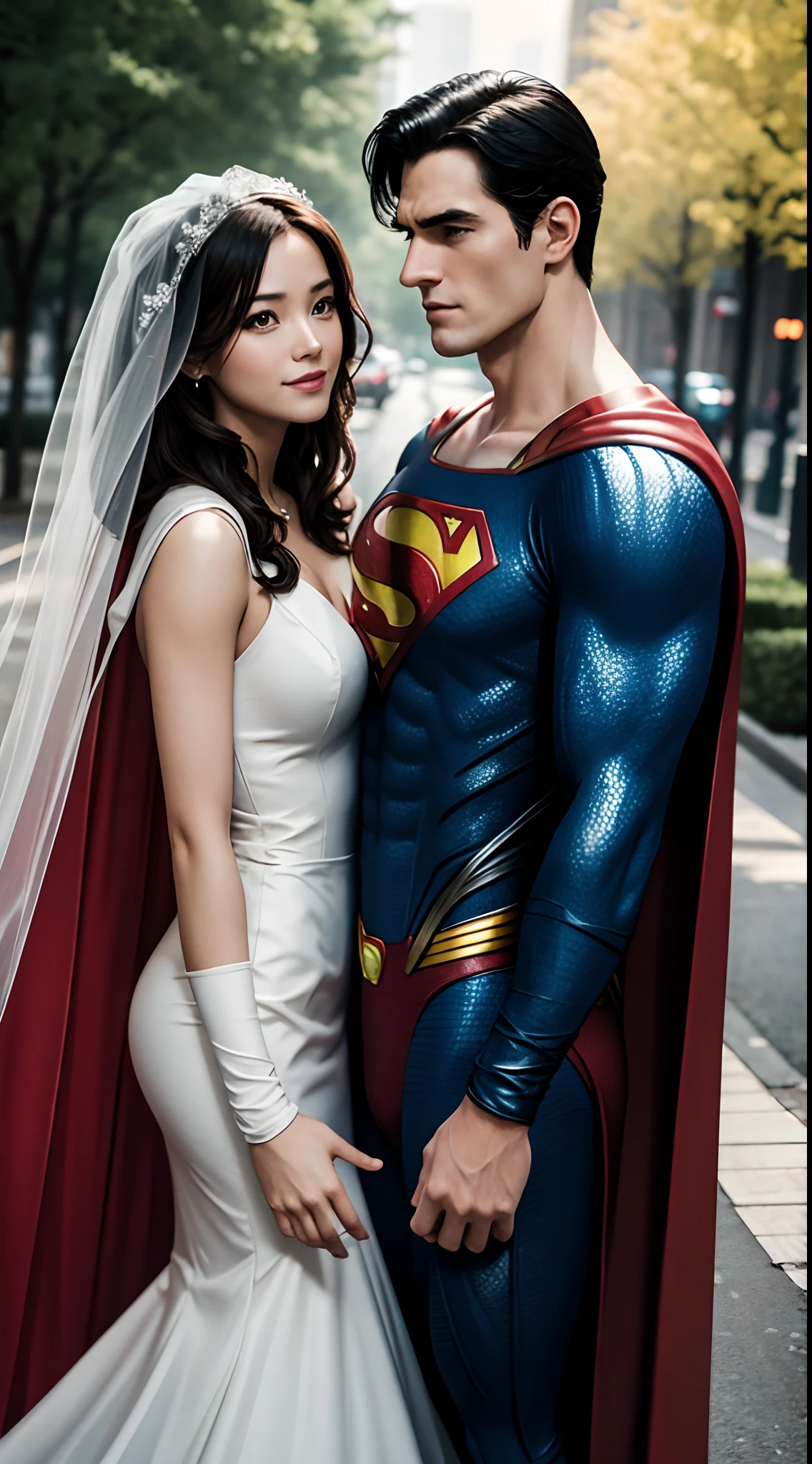 Superman get married with girl