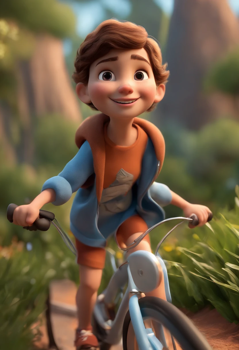 2 cartoon character sitting on a swing, um personagem animado, Caractere estilizado, animation style rendering, 3D estilizado, Arnold Maya render, 3 d render stylized, toon render keyshot, Personagem 3D, Personagem 3D, 3d rendering stylized, 3 d character render, personagem de desenho animado, Personagem de close up, Pose de personagem, (Estilo Pixar) (master part:1.2) (Bokeh) (best quality) (pele detalhada) (textura detalhada) (8k) (argila) (Cinematic lighting) (foco nítido,Senta e vaza a parte superior do corpo